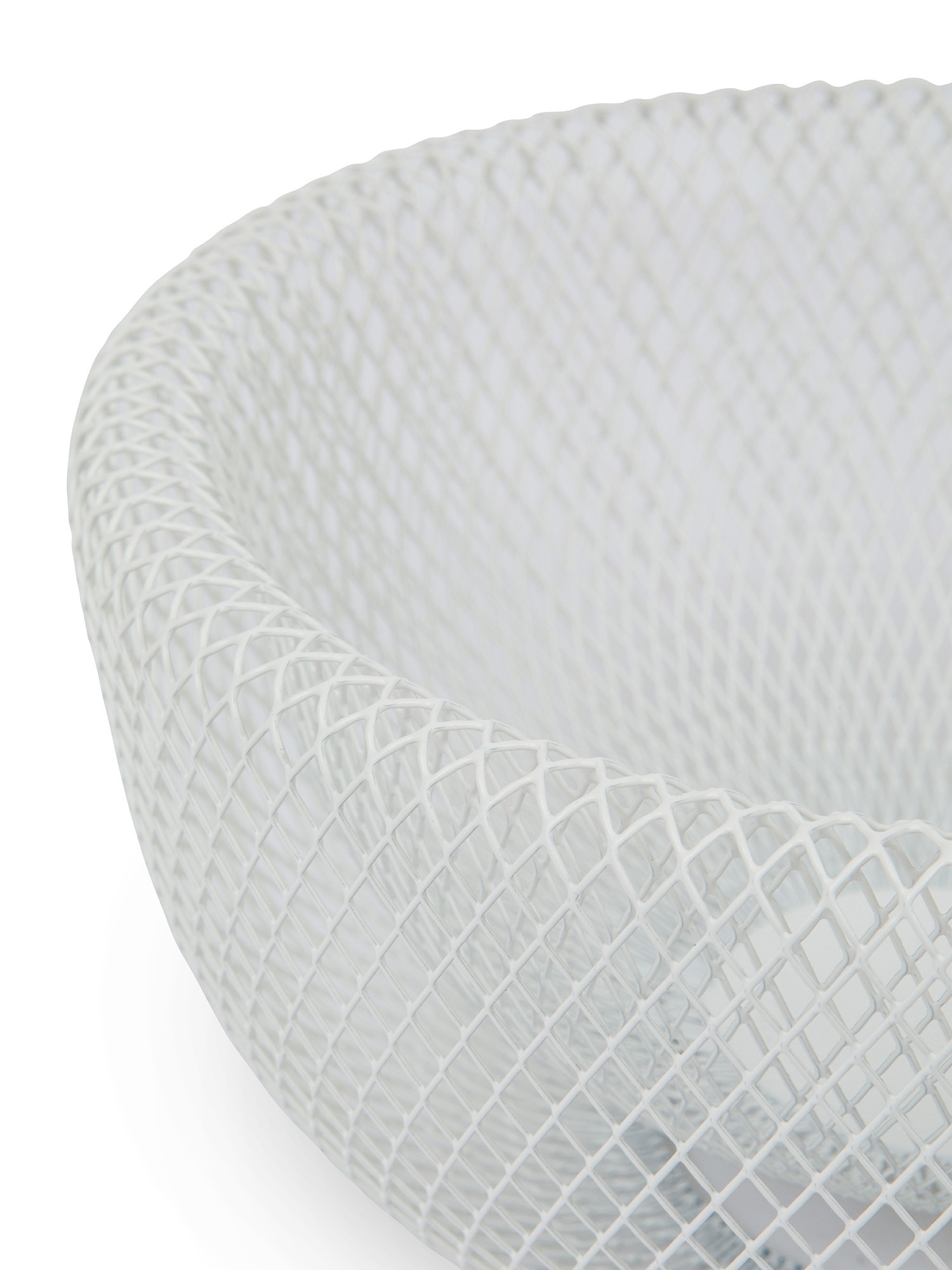 White wire basket, White, large image number 1