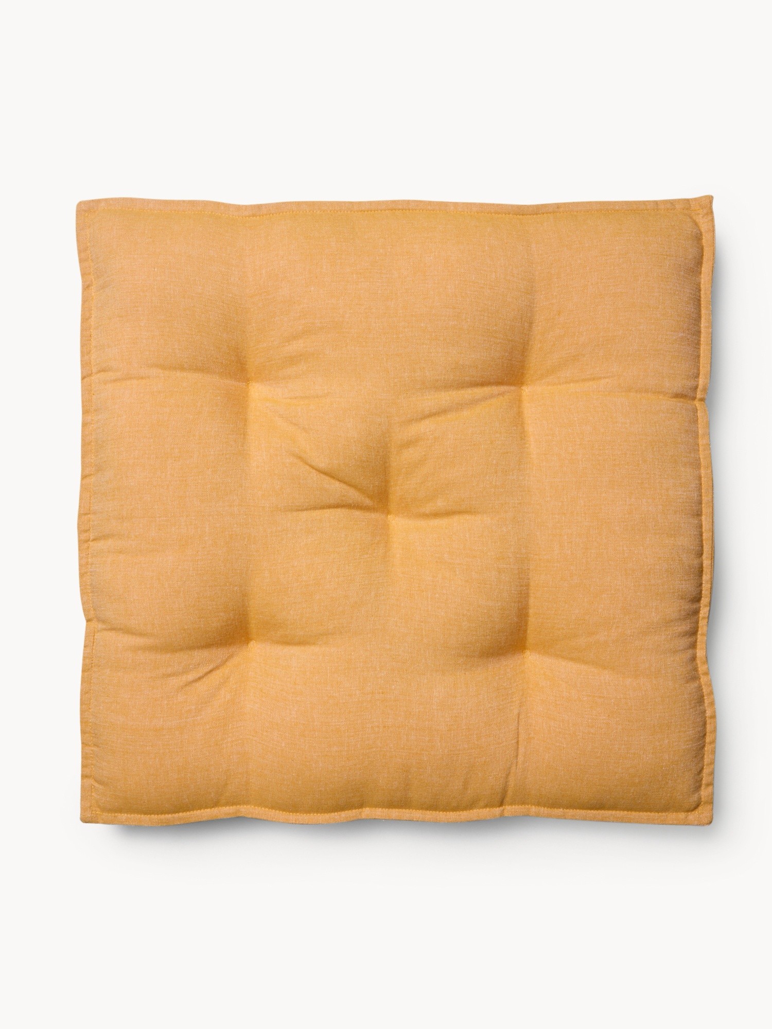 Chambray Cotton Mattress Pillow - Introductory Price, Yellow, large image number 0
