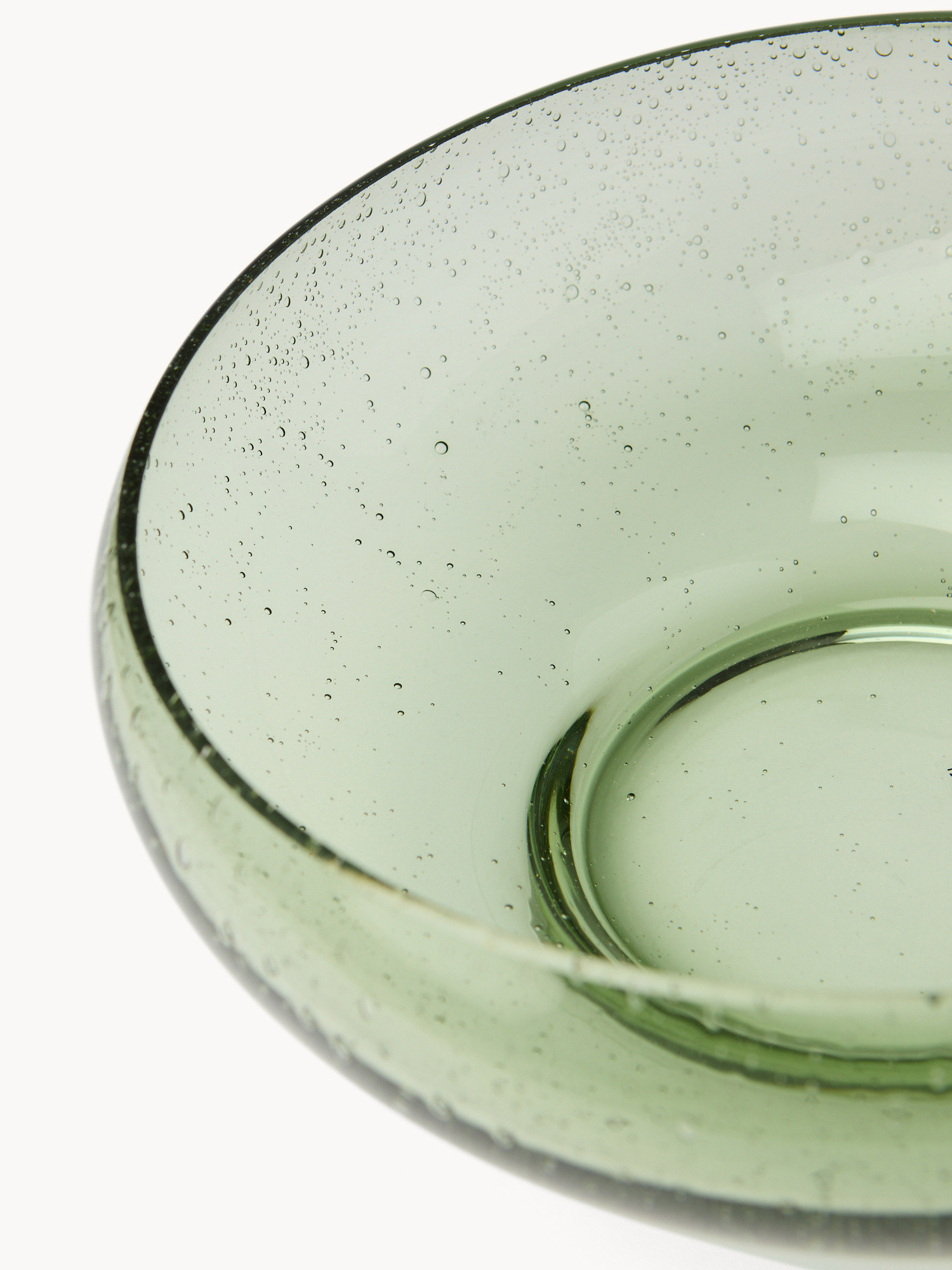 Paste-colored glass bowl, Green, large image number 1