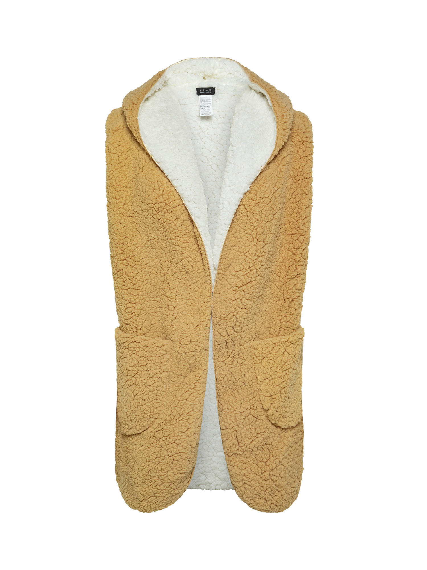 Koan - Faux fur vest with hood, White, large image number 0