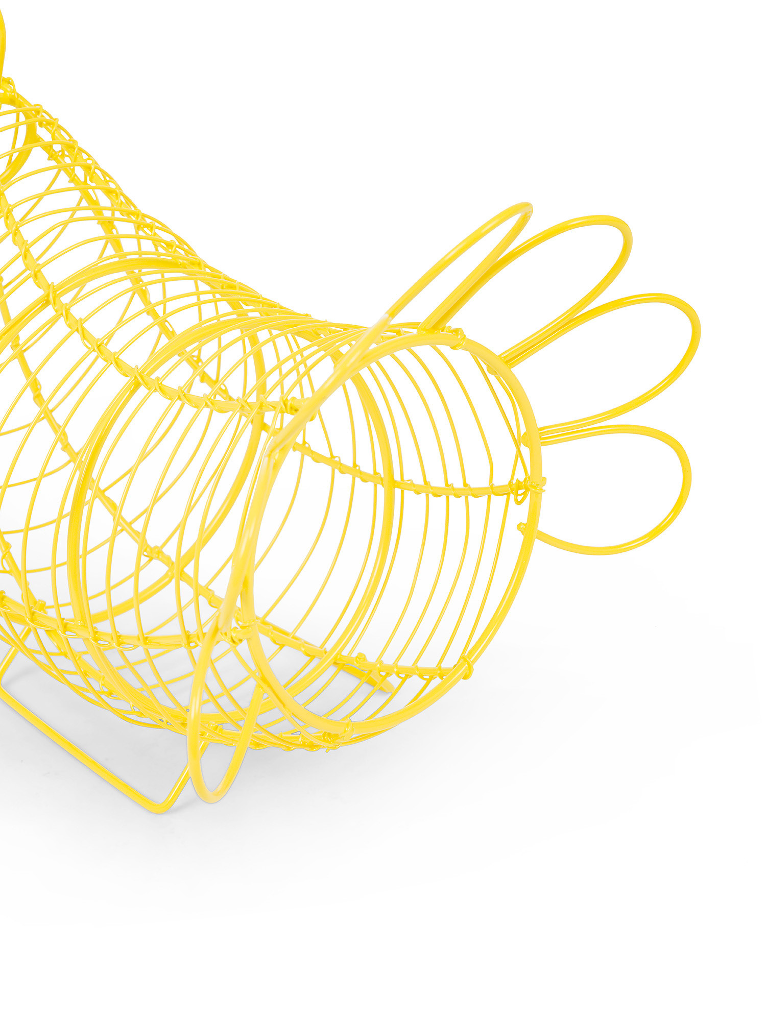 Chicken wire basket, Yellow, large image number 1