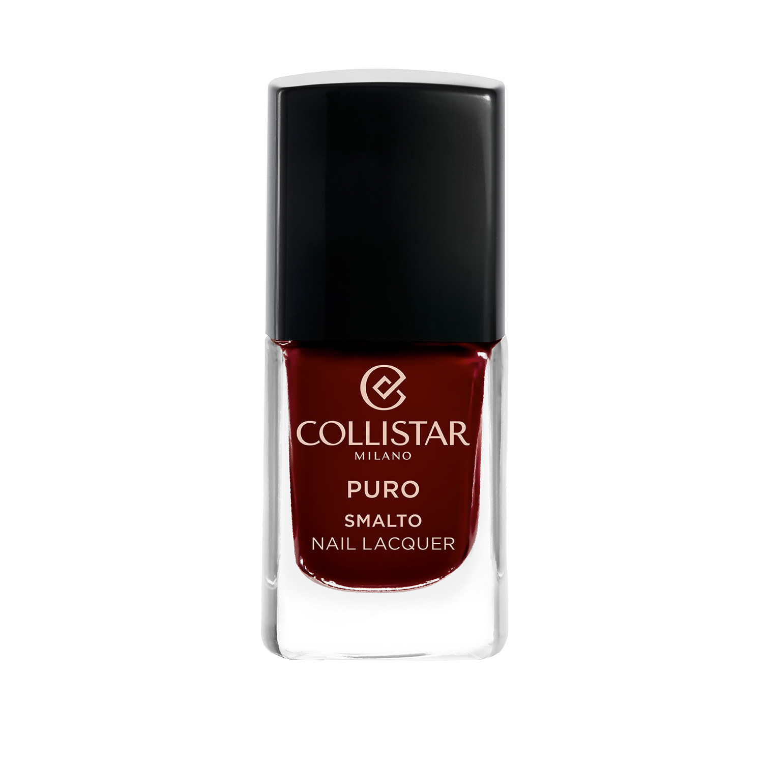 Collistar - Pure long lasting nail polish - 581 Rossonero, Dark Red, large image number 0