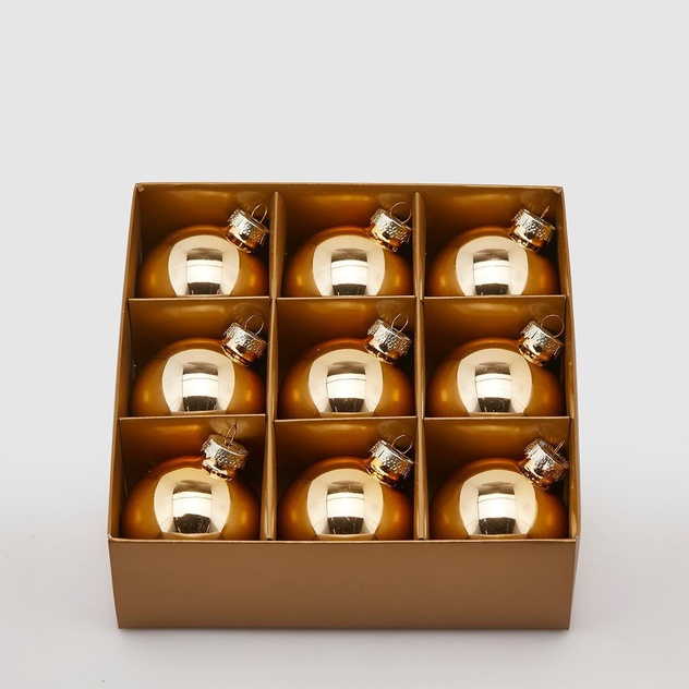 Set 9 palline in vetro