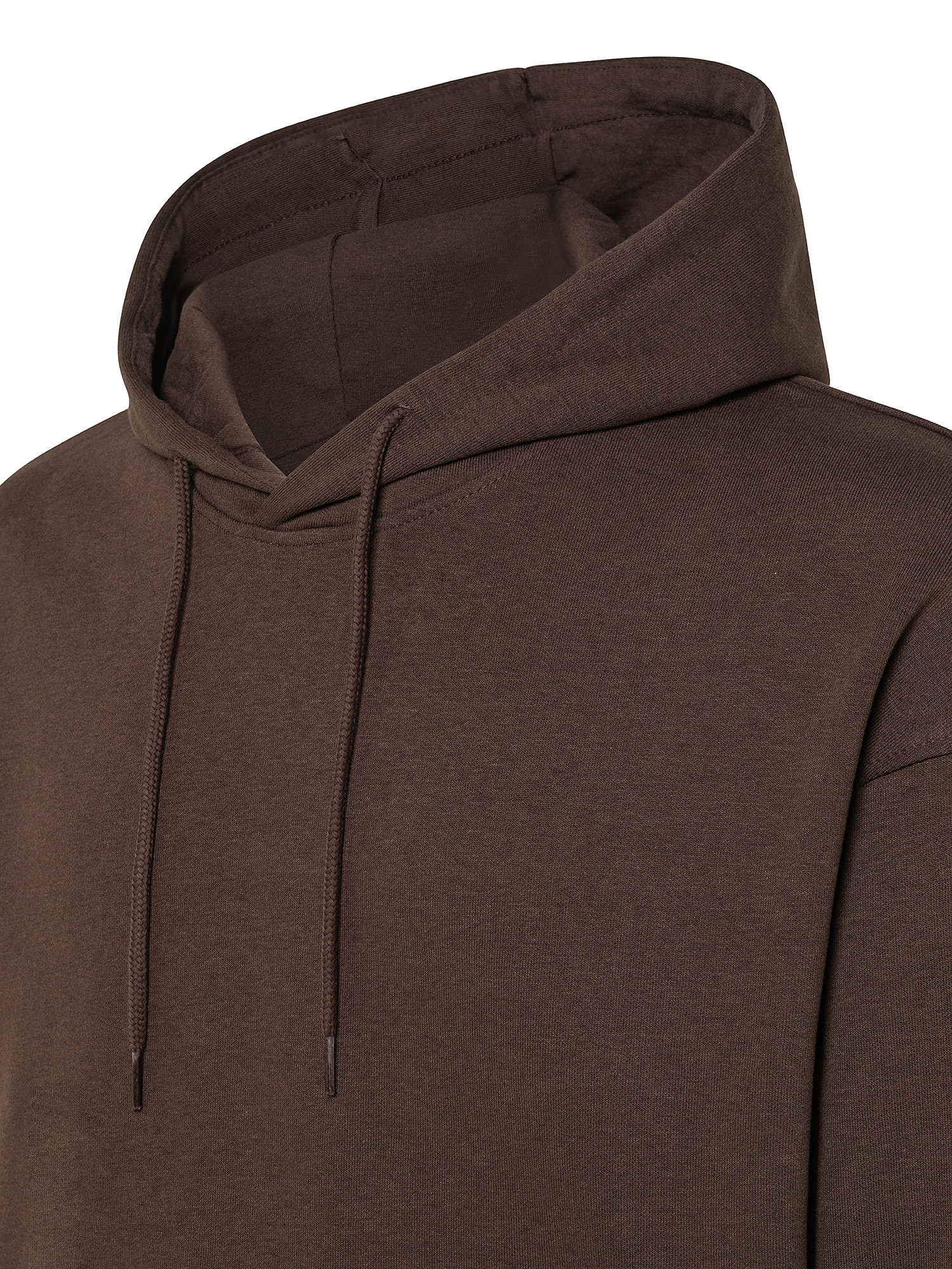Sweatshirt with hood and long sleeves, Brown, large image number 2
