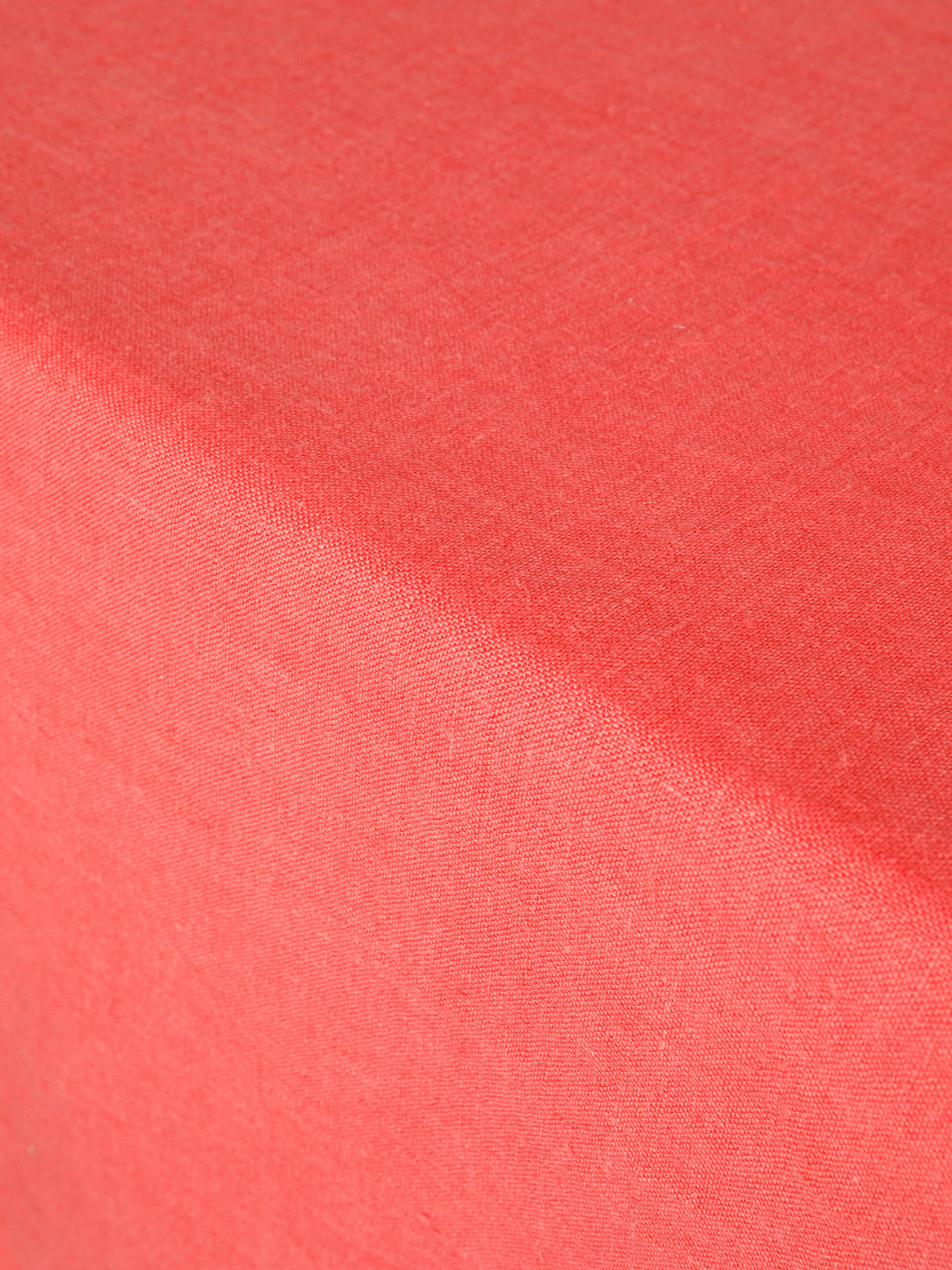Tovaglia puro lino lavato tinta unita, Rosso corallo, large