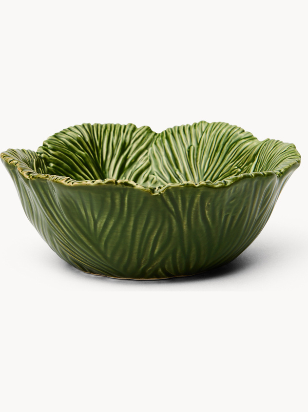 Coppetta in ceramica a foglia
