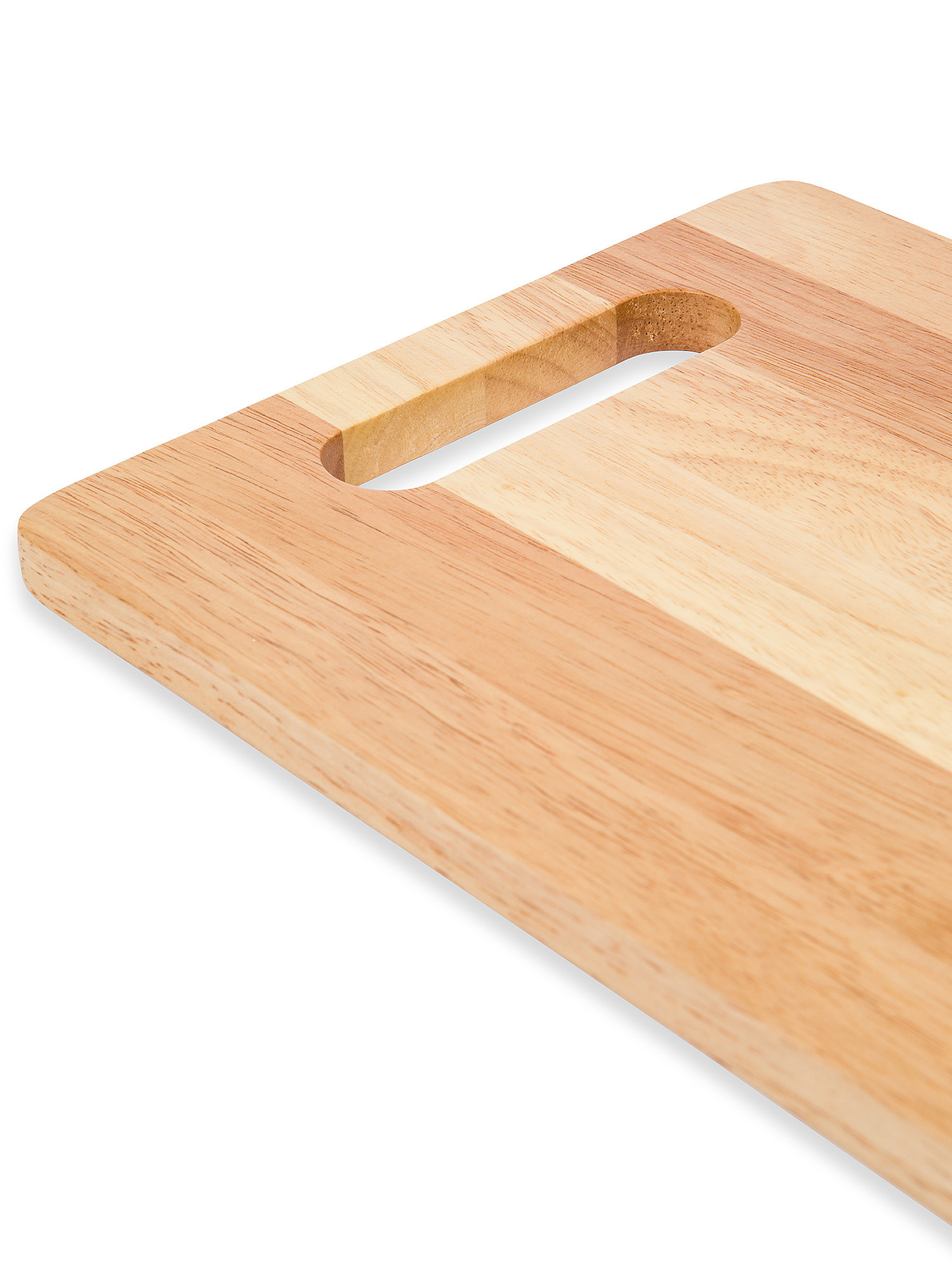 Rubber wood cutting board, Beige, large image number 1
