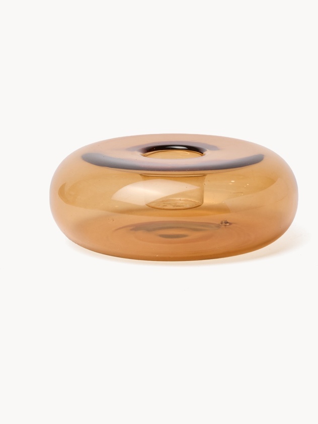 Borosilicate glass candlestick