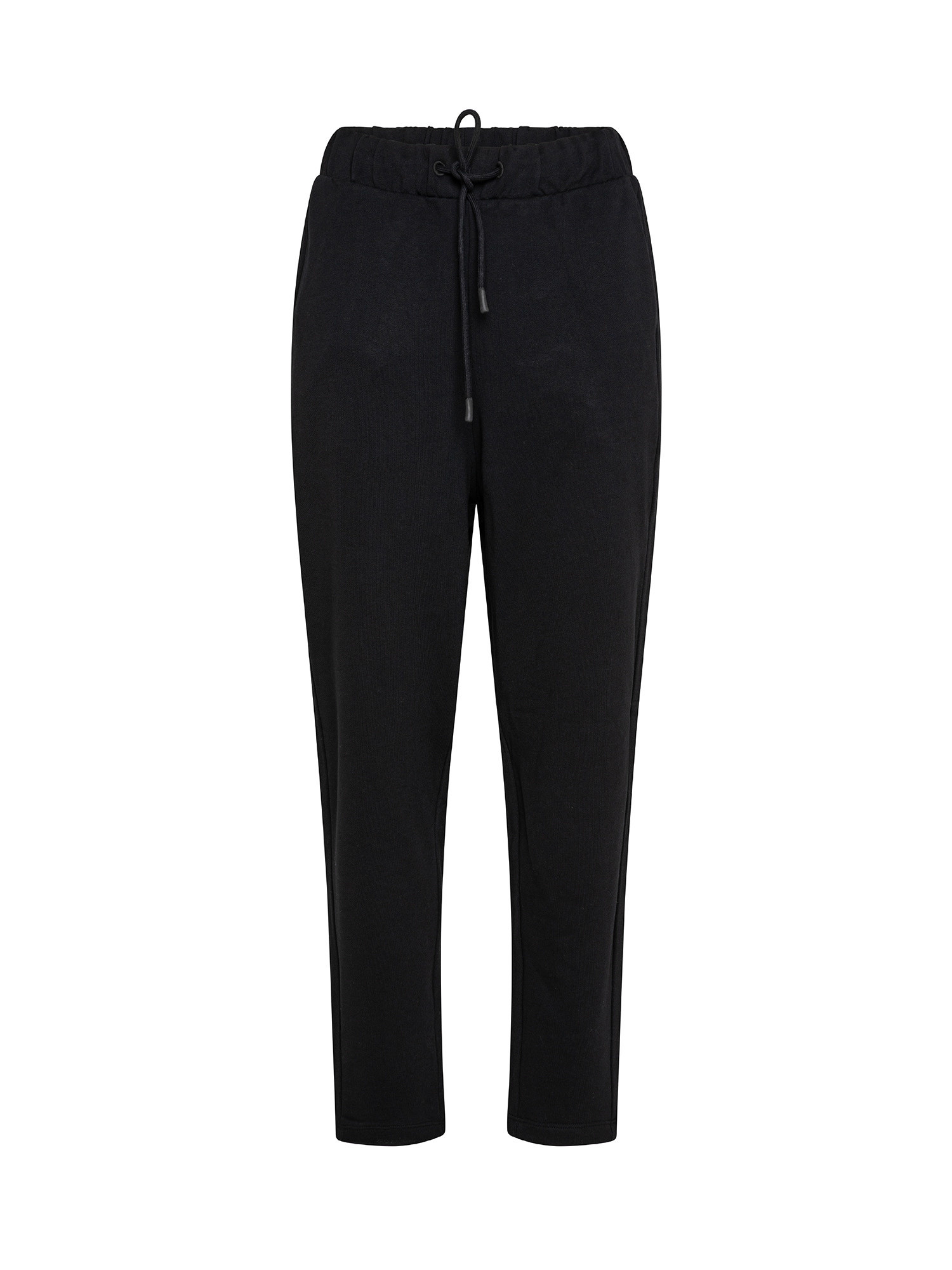Ecoalf - Mills trousers with elasticated waist, Black, large image number 0