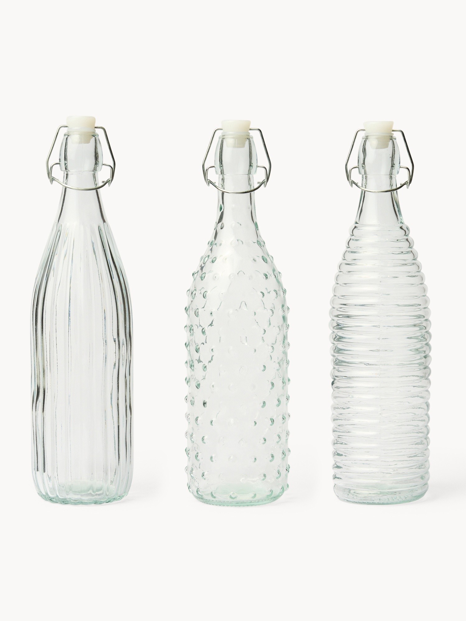 Bottiglia in vetro 1Lt - Prezzo di lancio, Trasparente, large image number 0