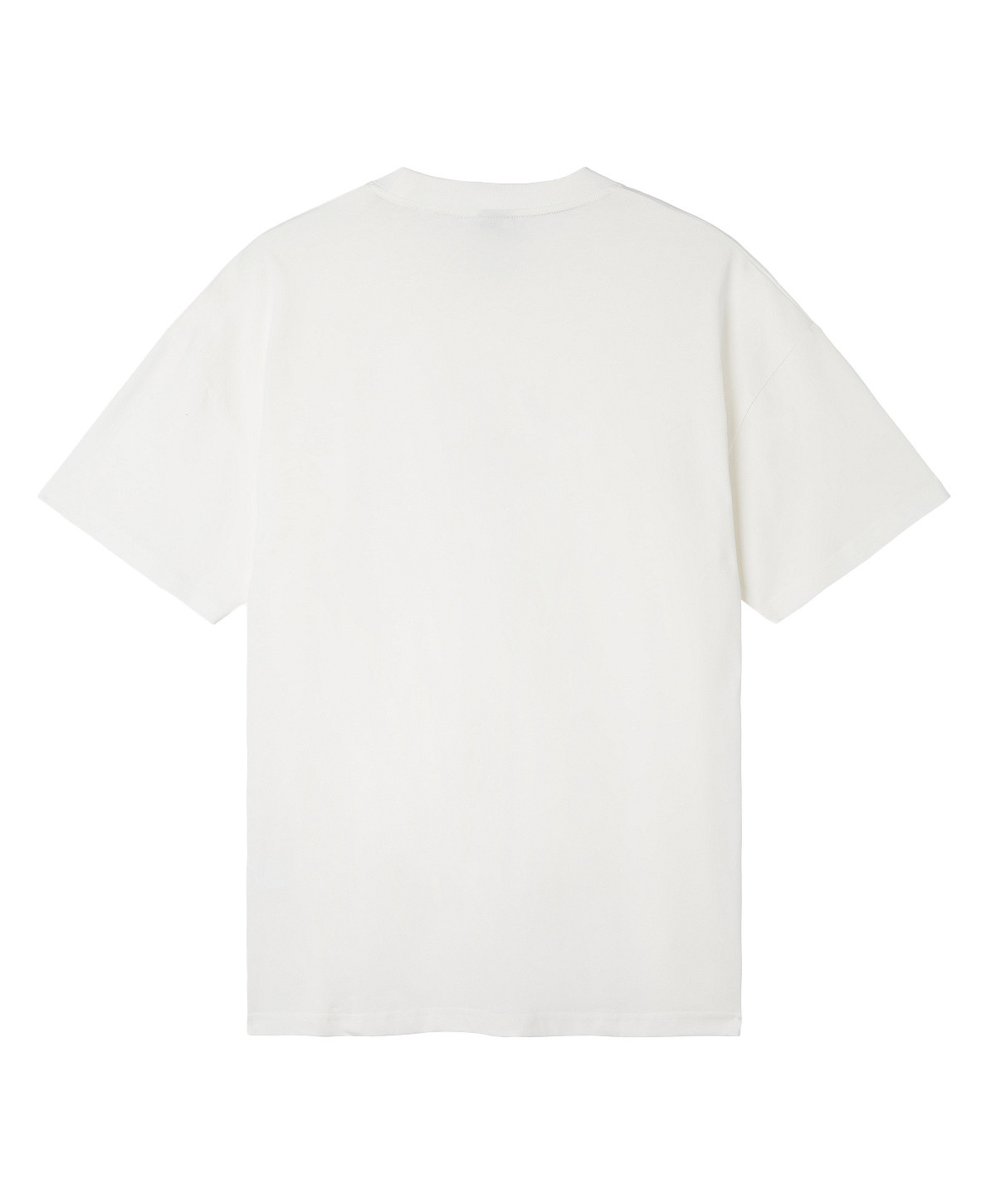 Funky - Crew-neck T-shirt with oval logo, White, large image number 1