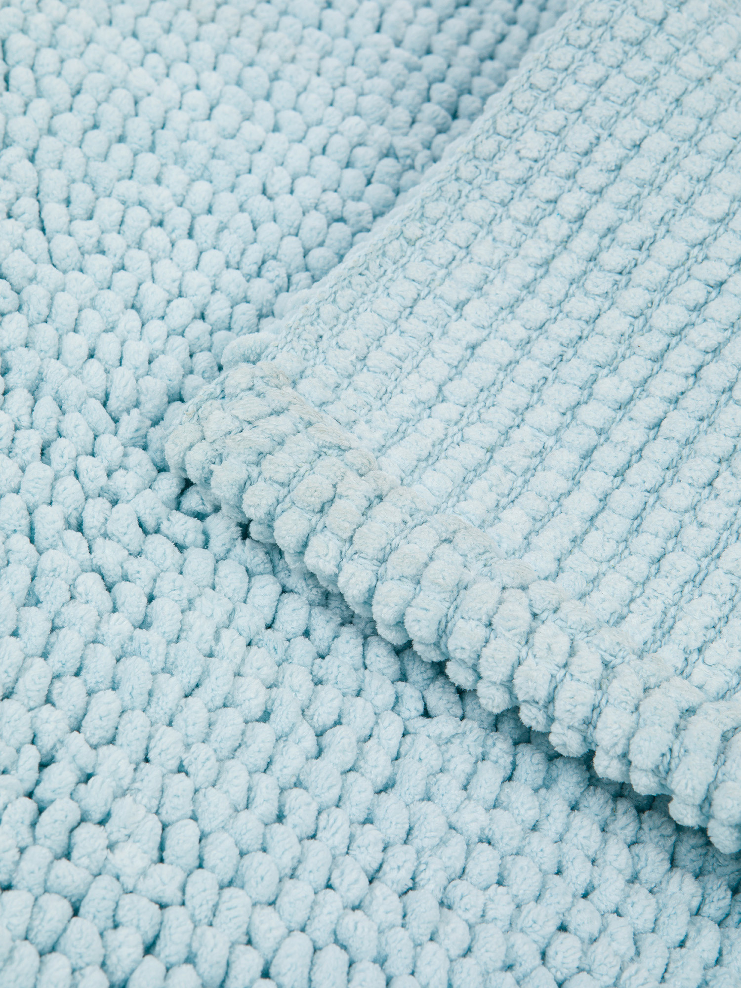 Shaggy bath rug, Light Blue, large image number 1