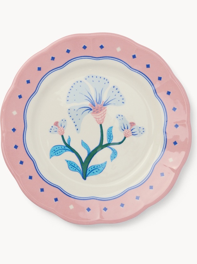 Piatto frutta in ceramica Voyage