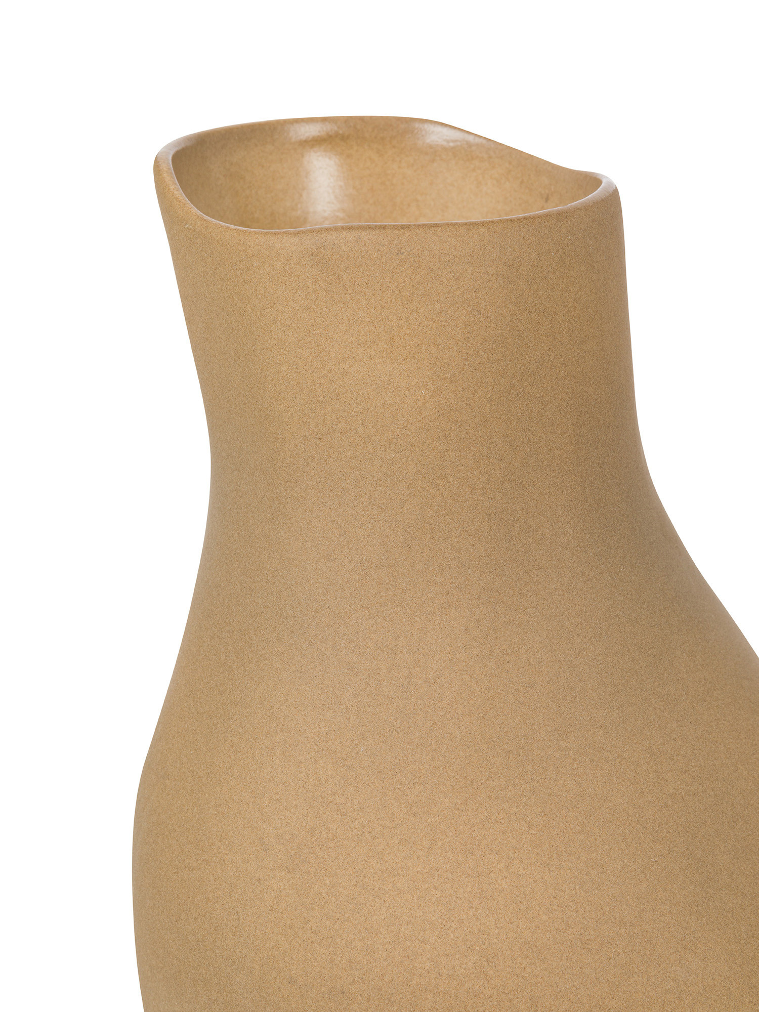 Ceramic vase, Beige, large image number 1