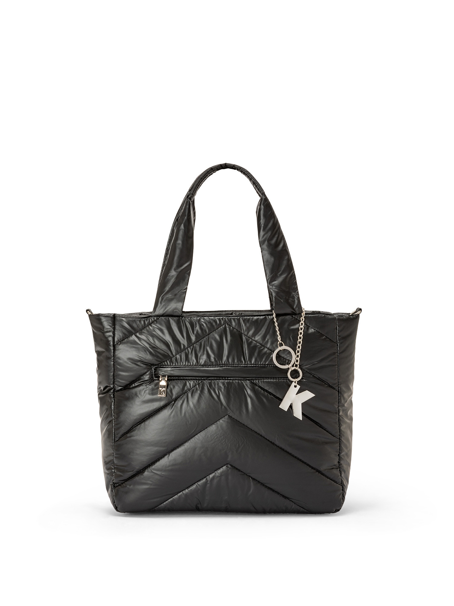 Koan - Shopping bag in nylon, Nero, large image number 0