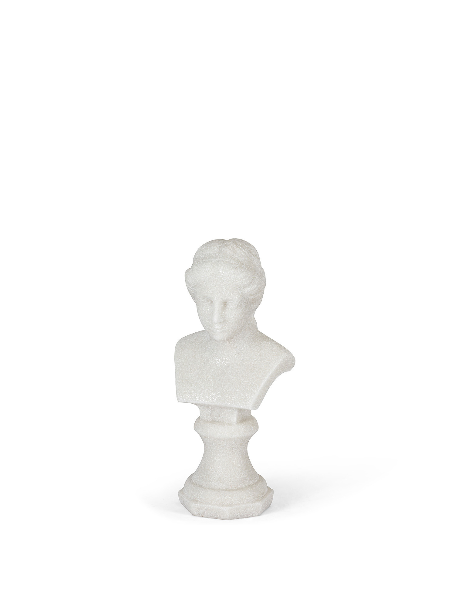 Hand-finished decorative woman bust, White, large image number 0
