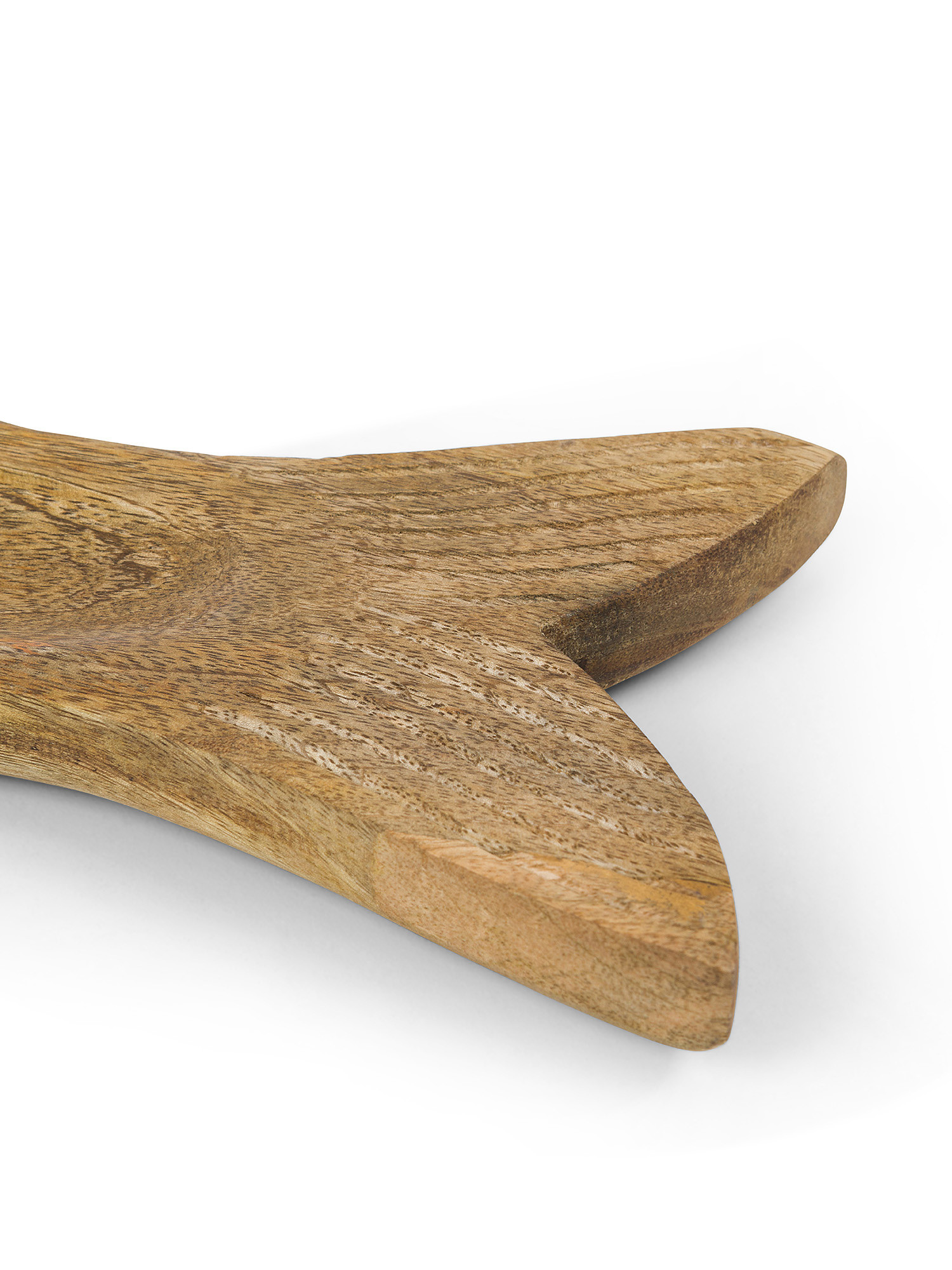 Piattino in legno di mango a pesce, Marrone, large image number 1