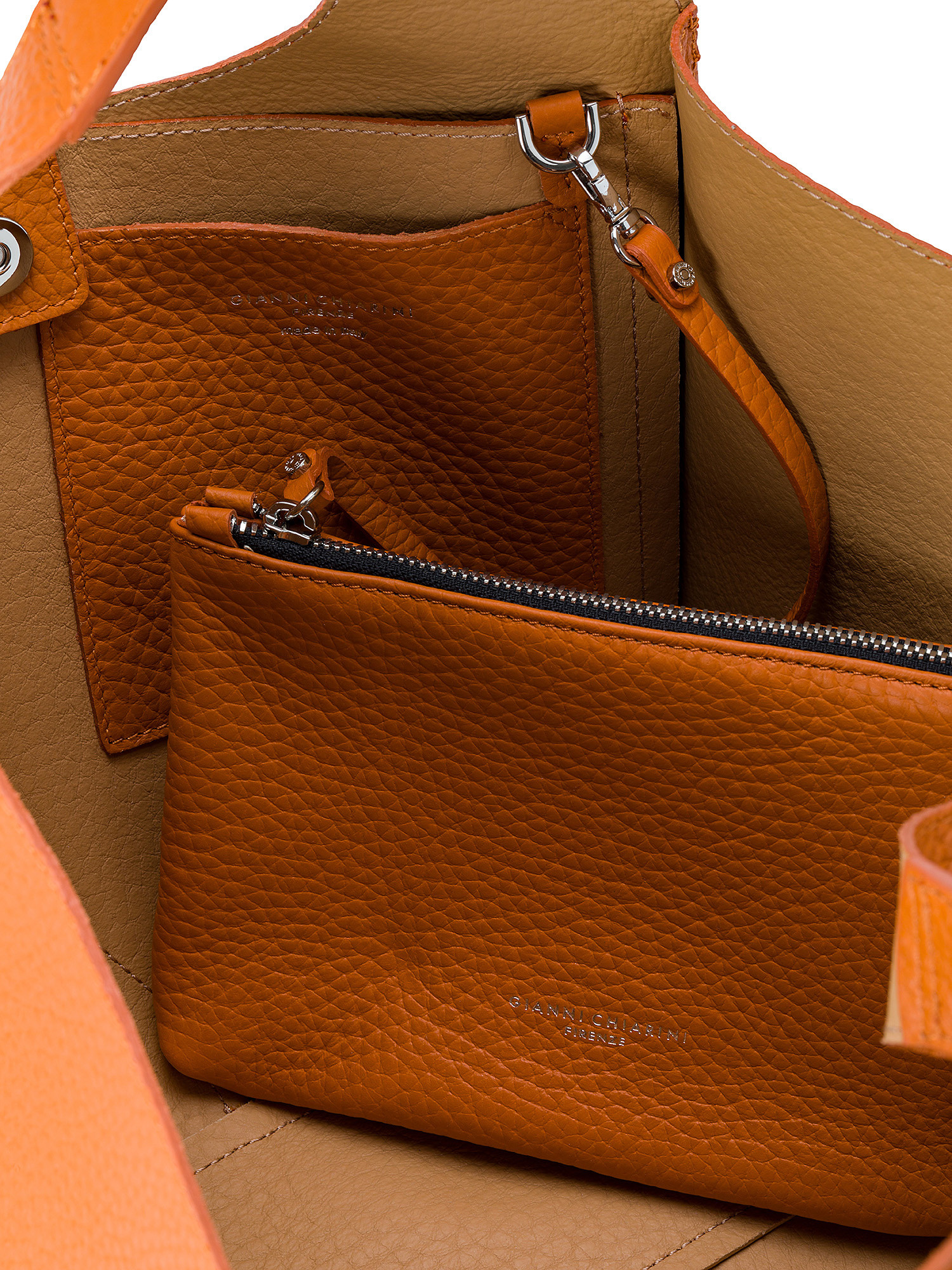 Gianni Chiarini - Euphoria bag in leather, Brown, large image number 2
