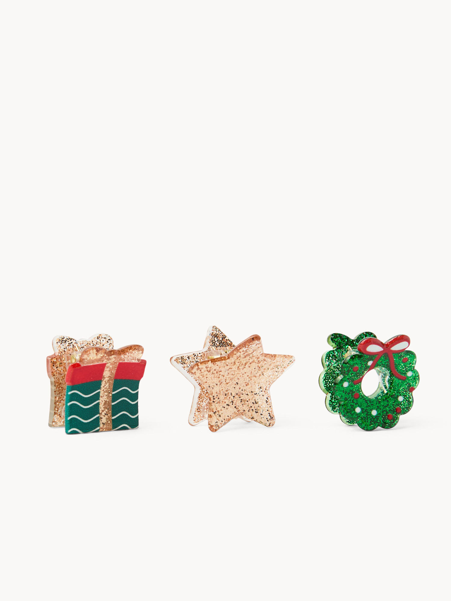 Set 3 mollettine natalizie, Multicolor, large image number 0