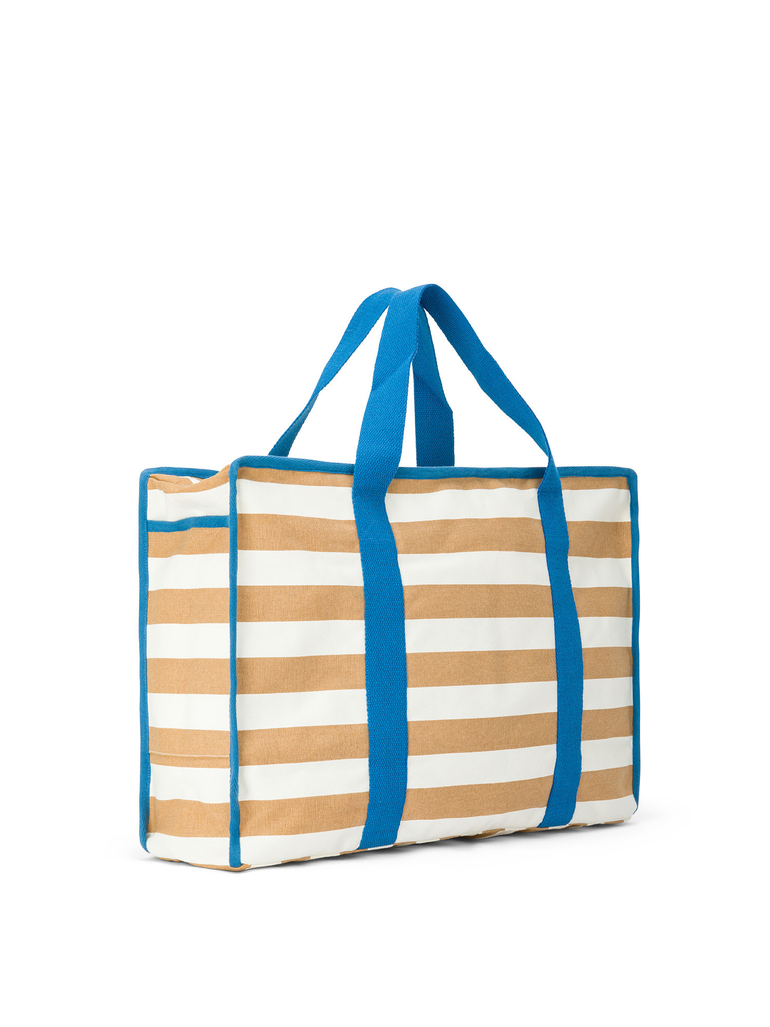 Beach bag with zip closure and side pockets, Multicolor, large image number 1