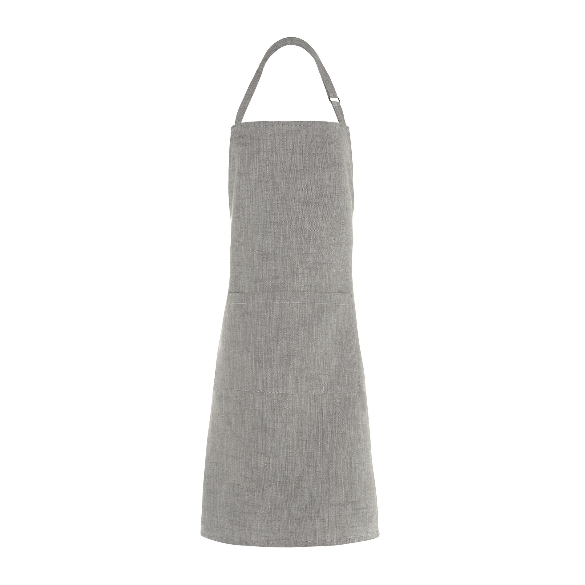 Iridescent mÃ©lange apron, Grey, large image number 0