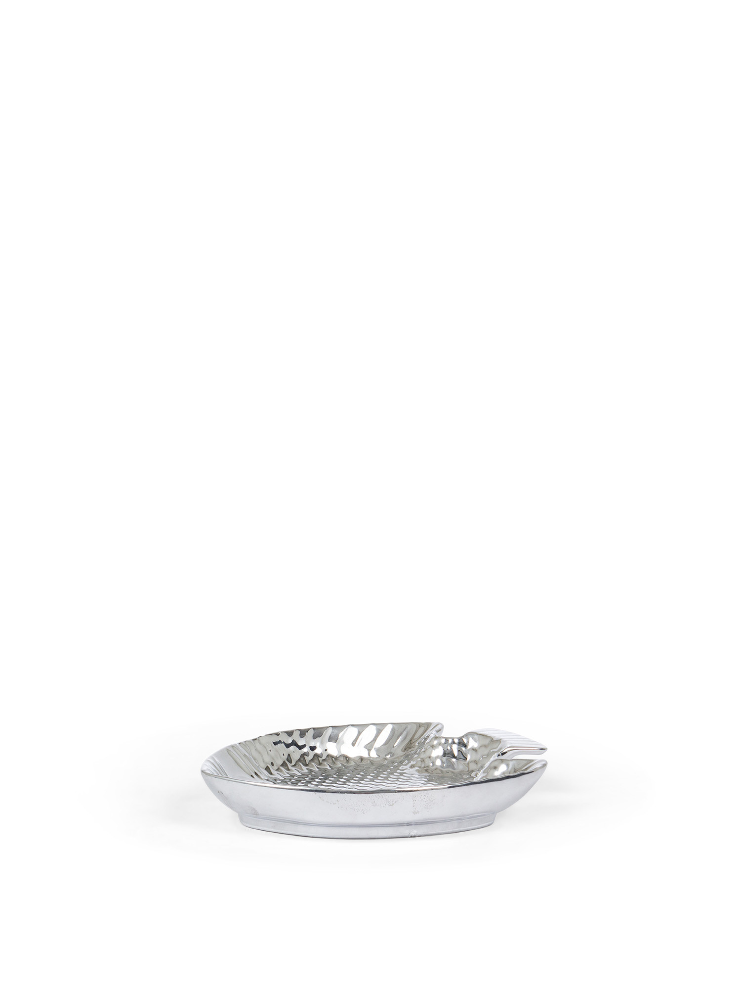 Silver fish saucer, Silver Grey, large image number 0