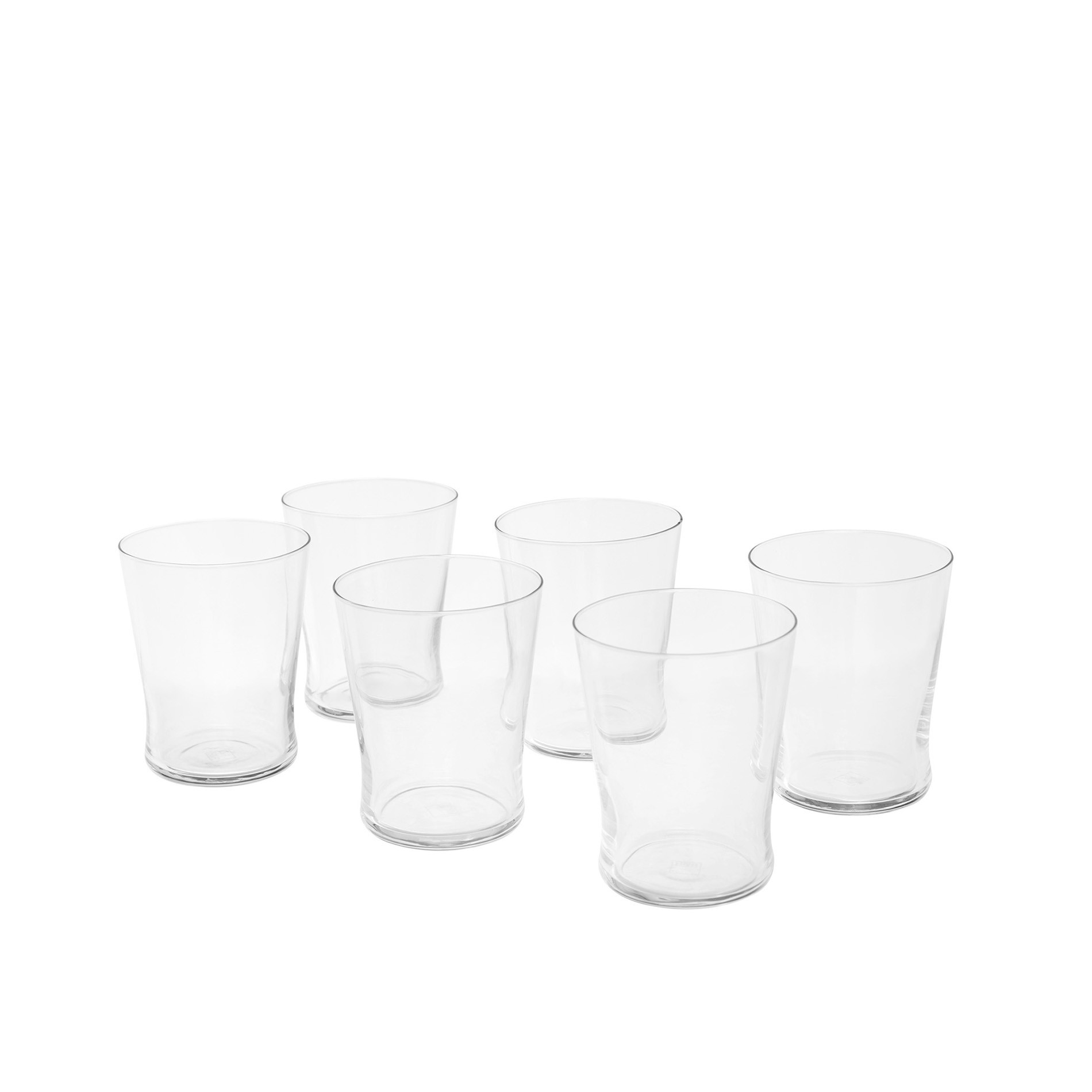 Set of 6 Conic wine glasses, Transparent, large image number 0