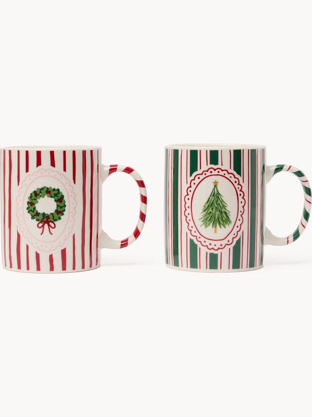Mug in New Bone China with a Christmas motif