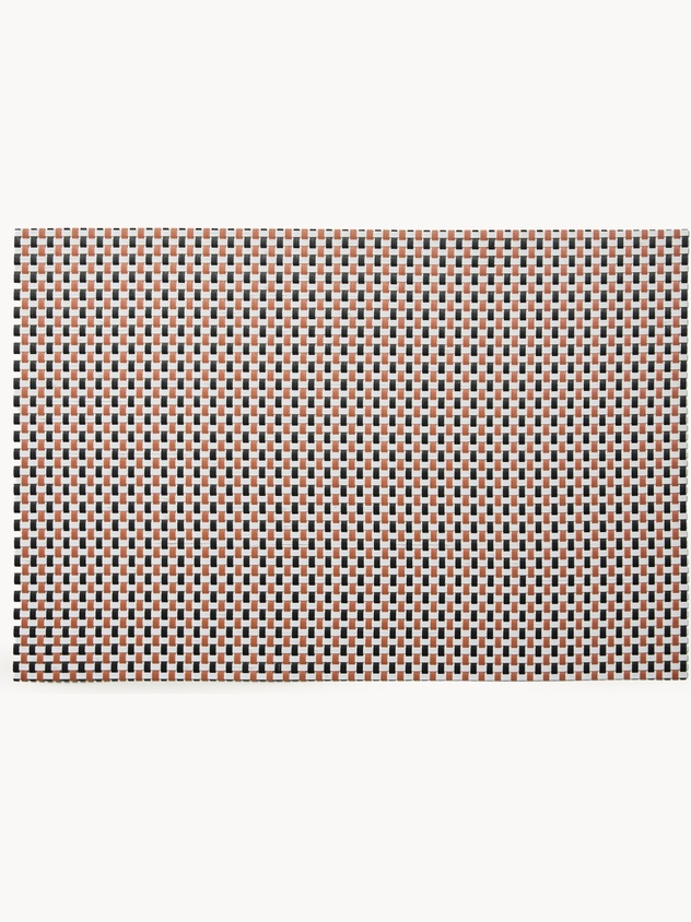 Tovaglietta ad intreccio con pattern geometrico