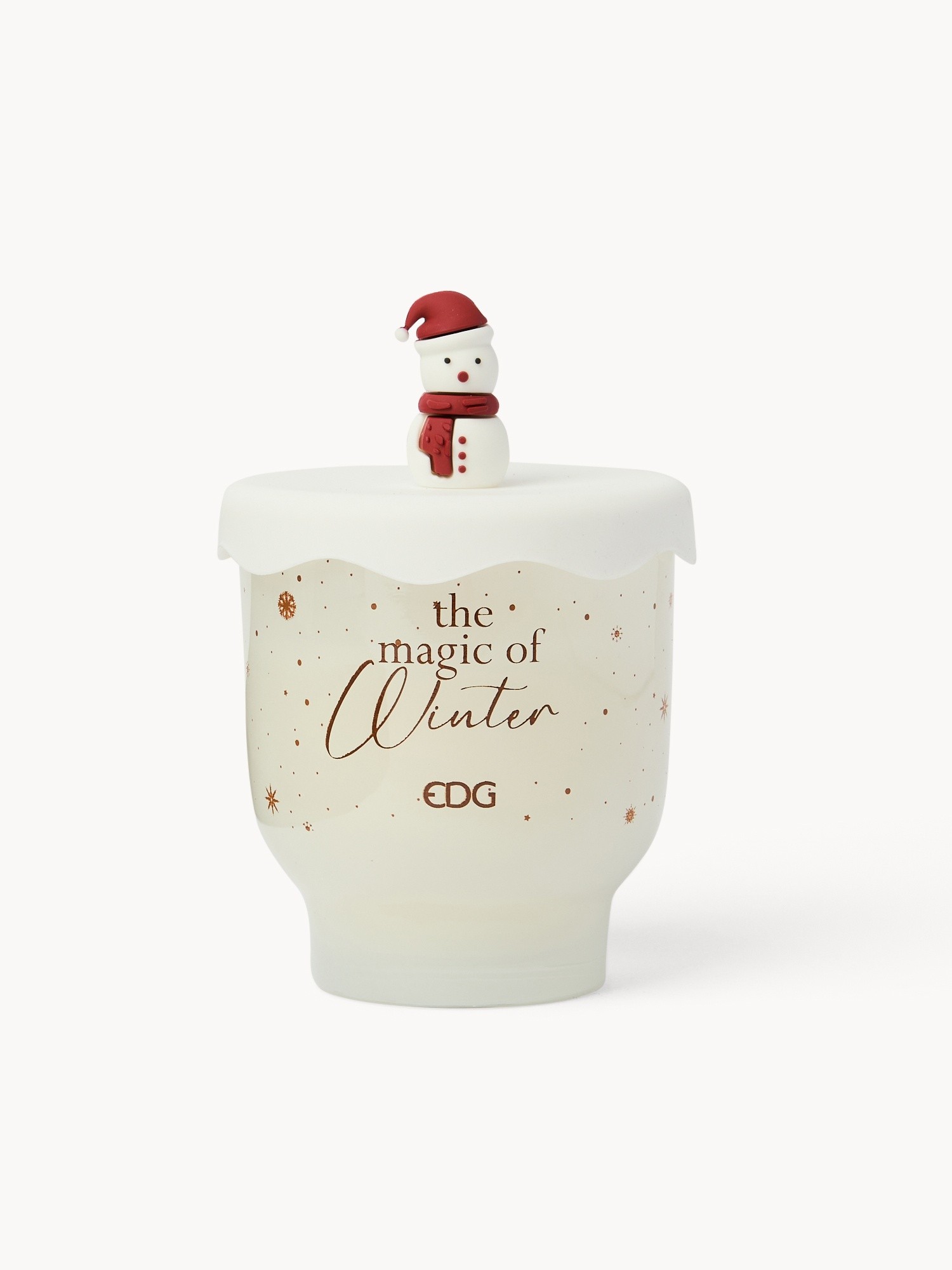 Candela profumata con tappo H14 - cotton, Rosso, large image number 0