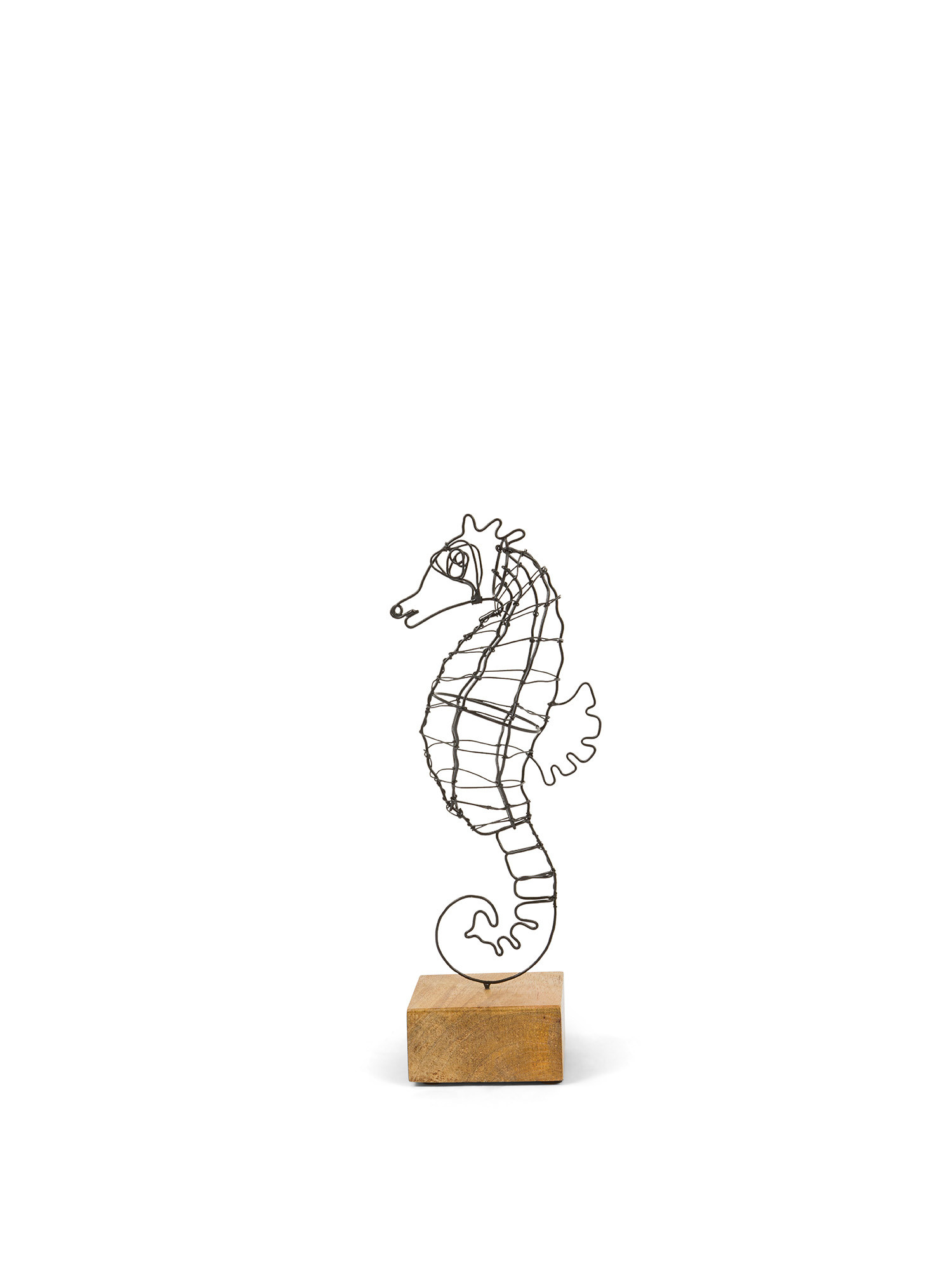 Handmade seahorse, Black, large image number 0
