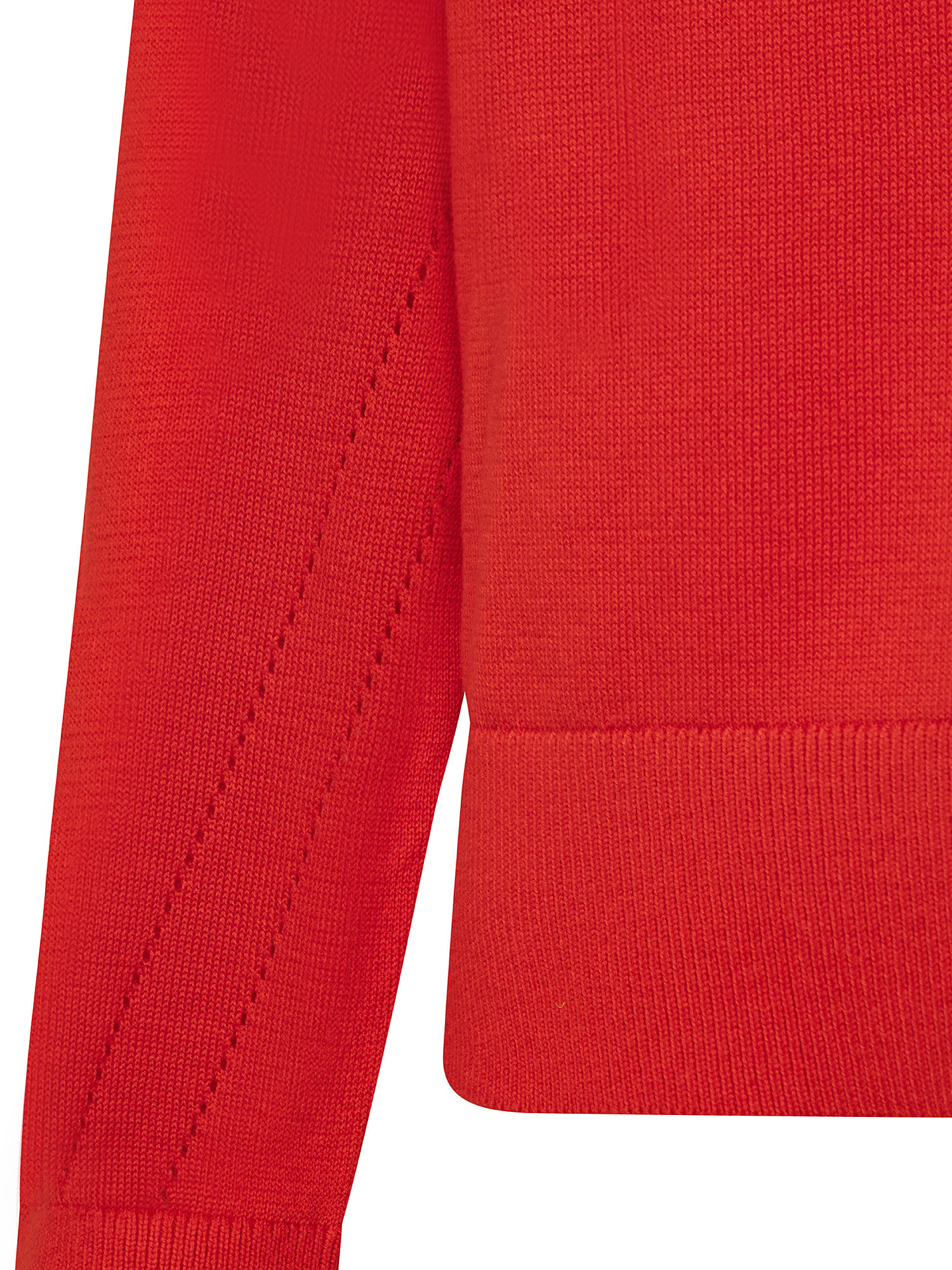 Pullover with polo collar, Red, large image number 2