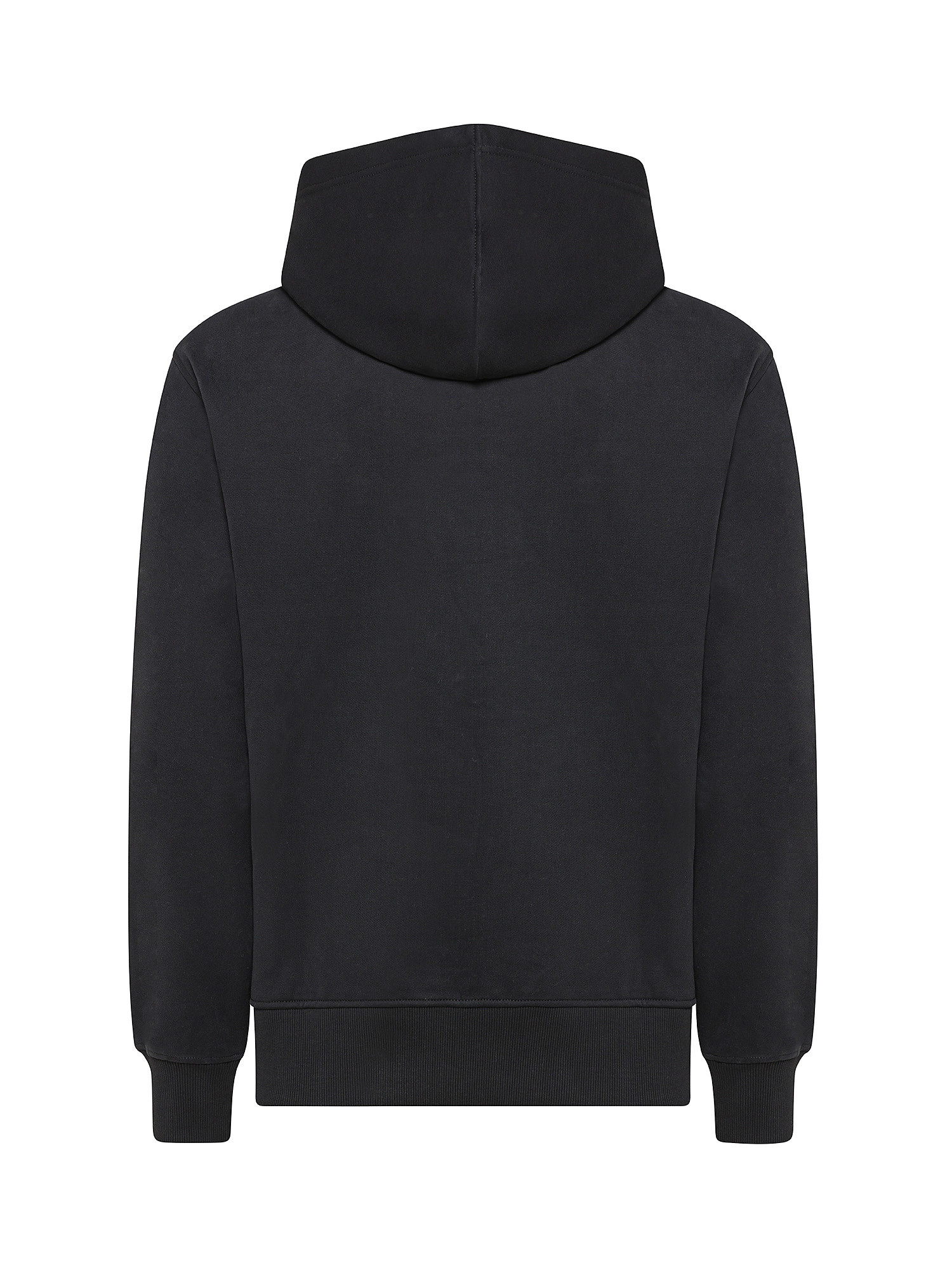 Calvin Klein Jeans - Cotton sweatshirt with logo, Black, large image number 1