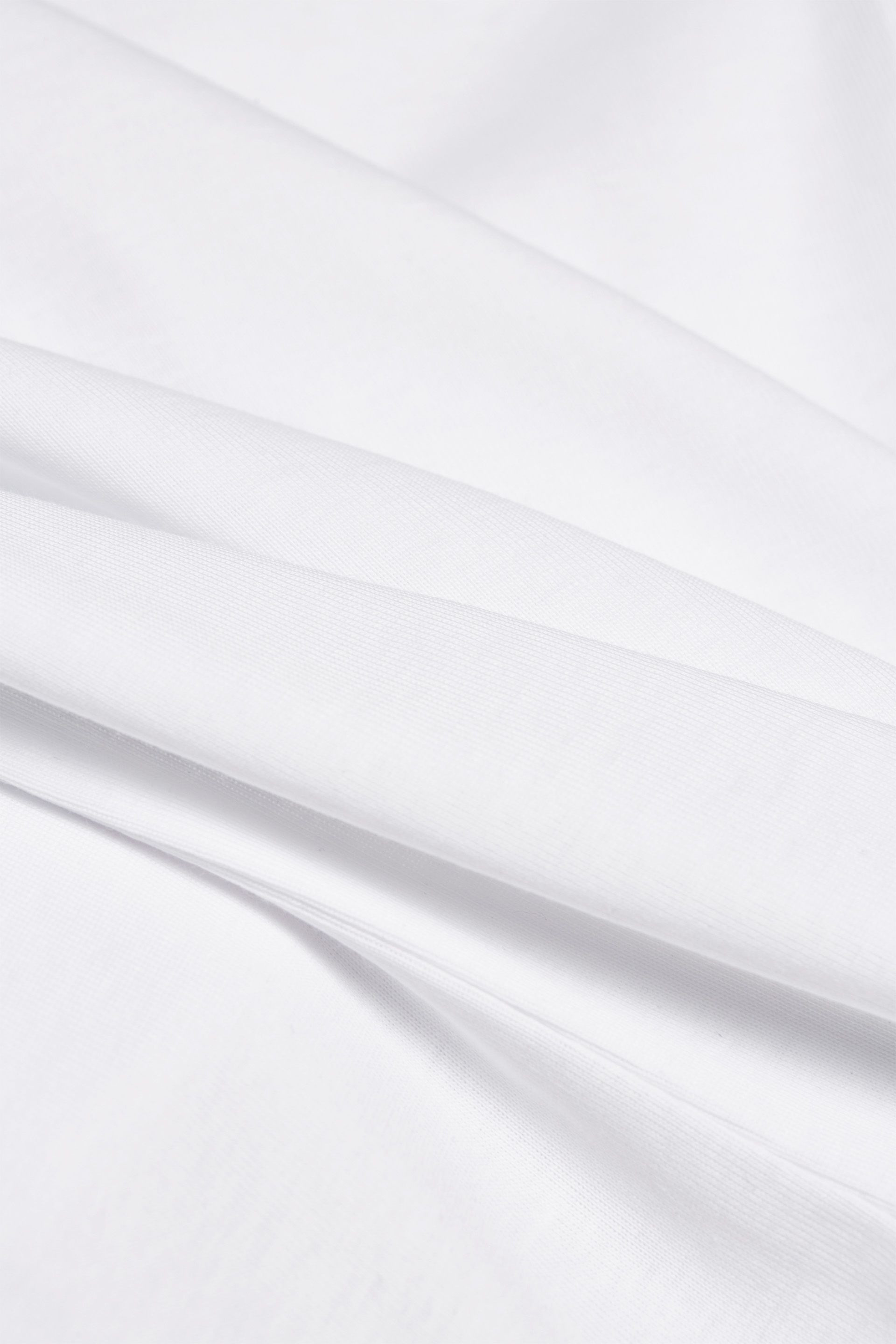 T-shirt a tinta unita con maniche a 3/4, Bianco, large image number 3