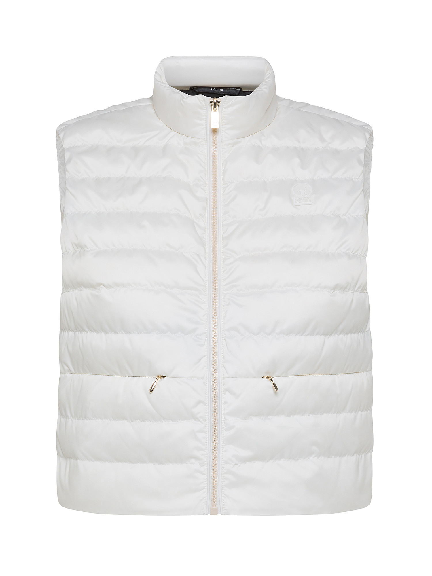 Ciesse Piumini - Vivi padded crop vest, White, large image number 0