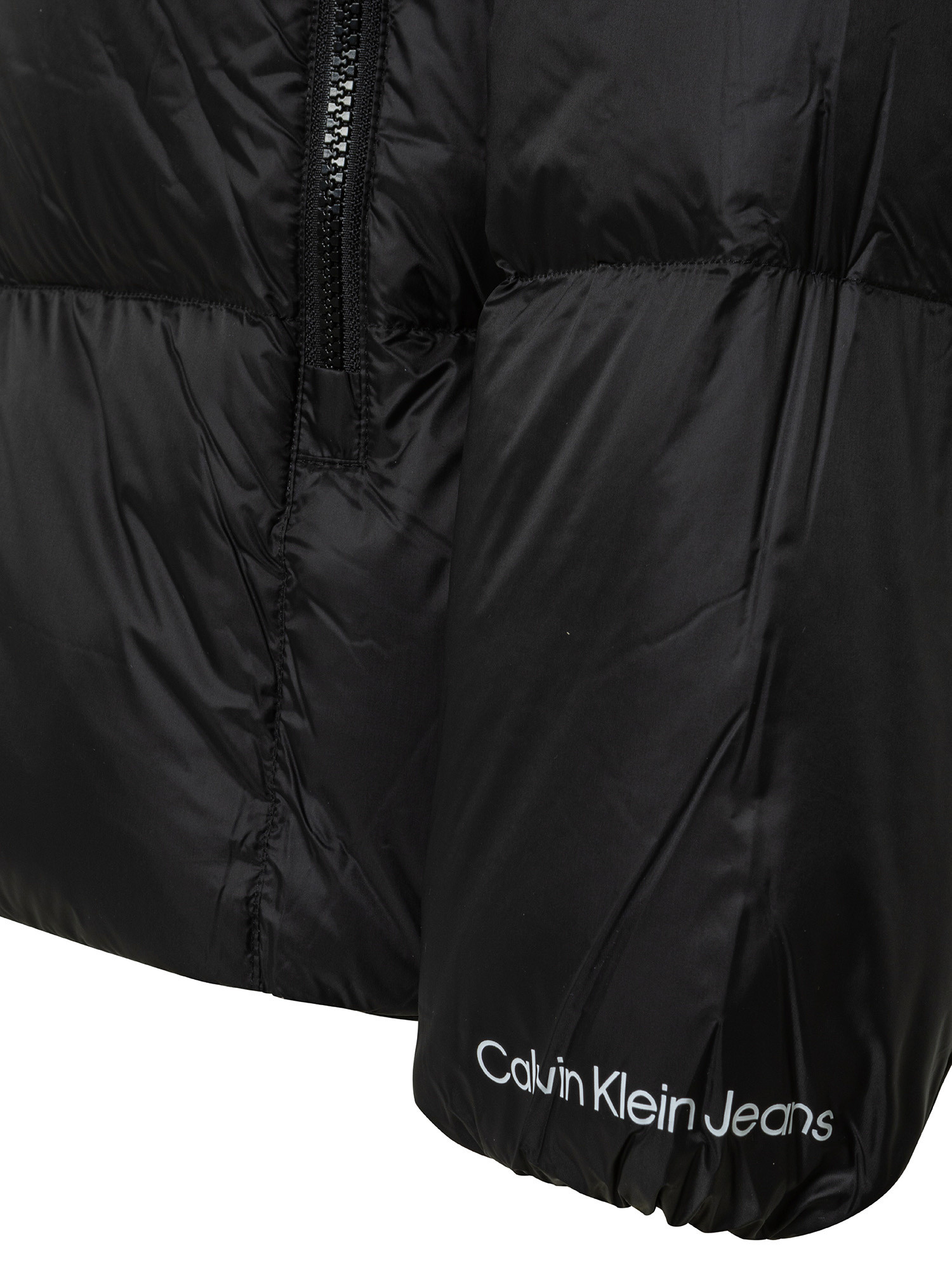 Calvin Klein Jeans - Piumino con logo, Nero, large image number 2