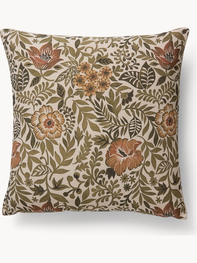 Floral Print Pillow, 45x45cm - Discounted Price