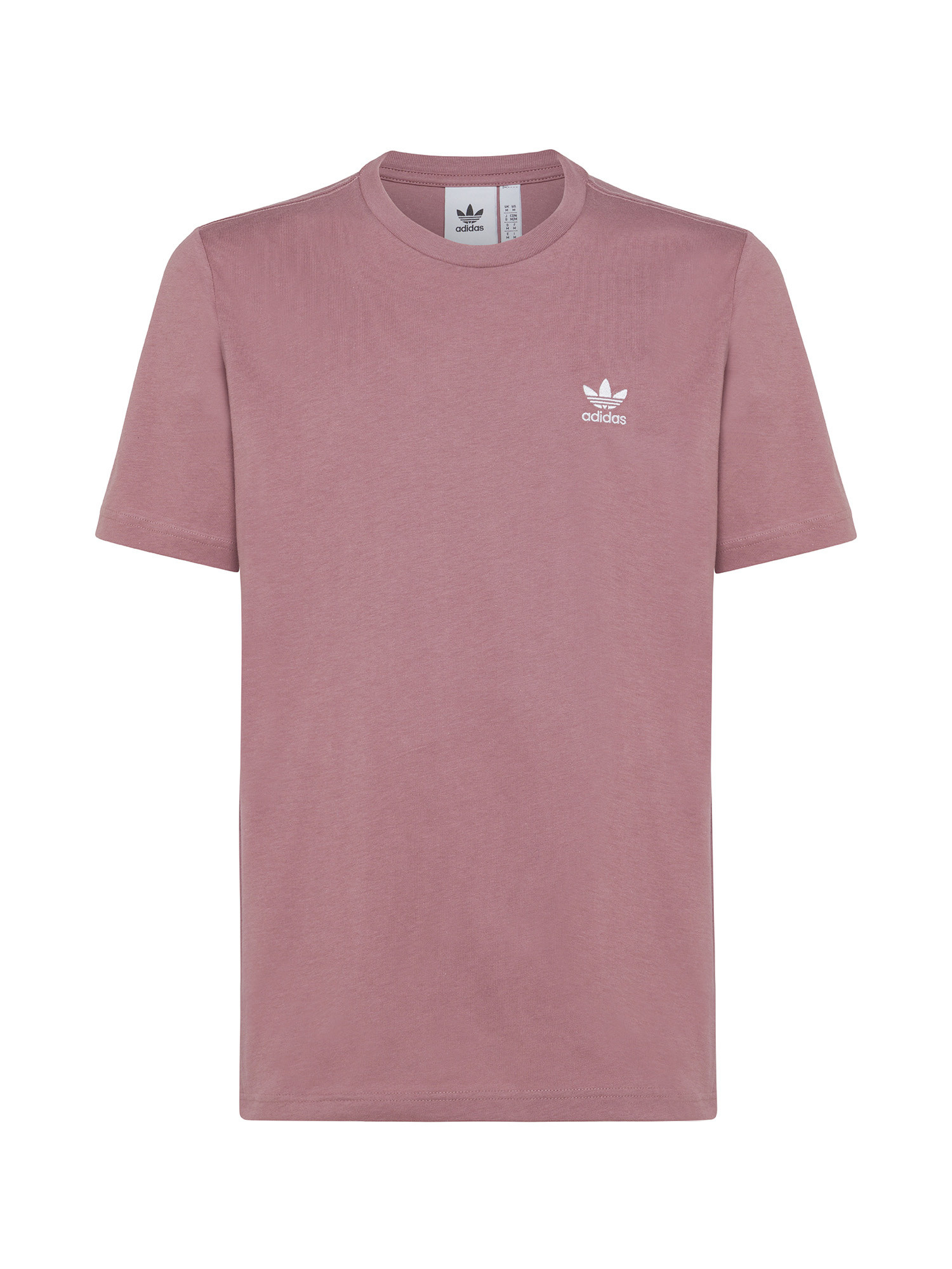 Adidas - Crewneck T-shirt with logo, Antique Pink, large image number 0