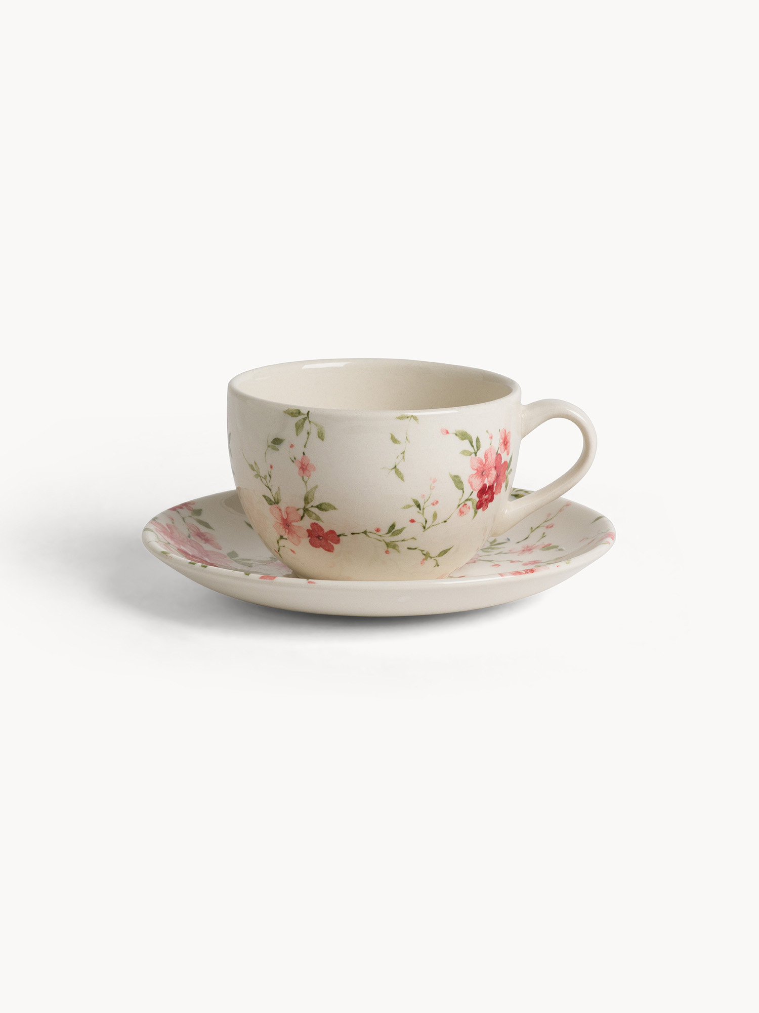 Florid ceramic teacup, Multicolor, large image number 0