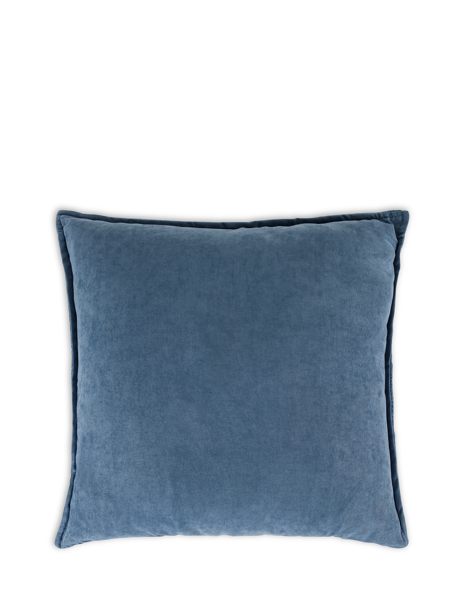 Cusicno tessuto lavato 45x45cm, Blu, large image number 1