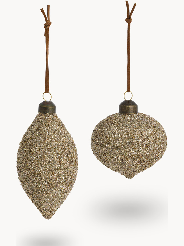 Glass tree decoration sphere