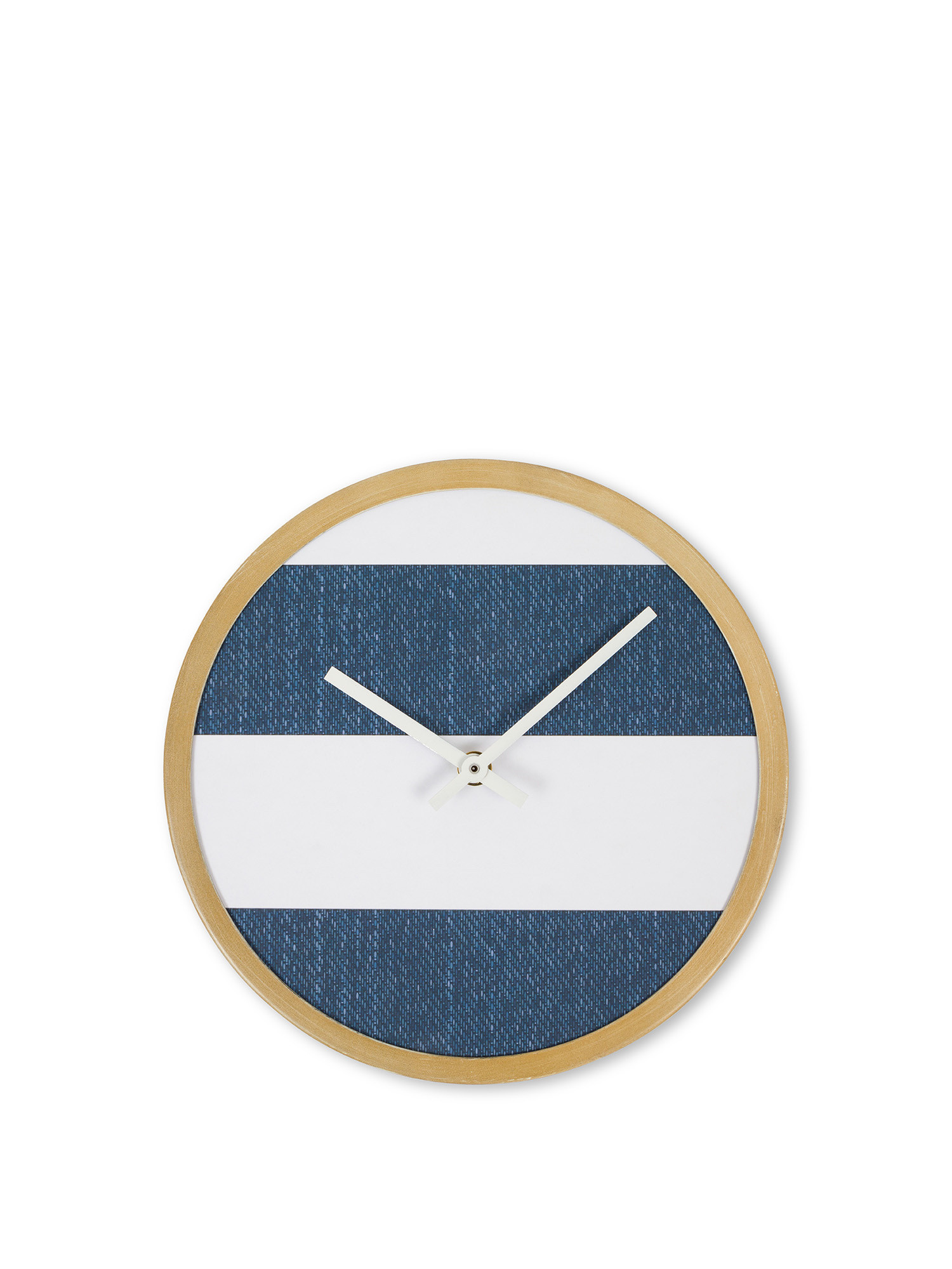 Orologio con quadrante in ferro, Bianco/Blu, large image number 0