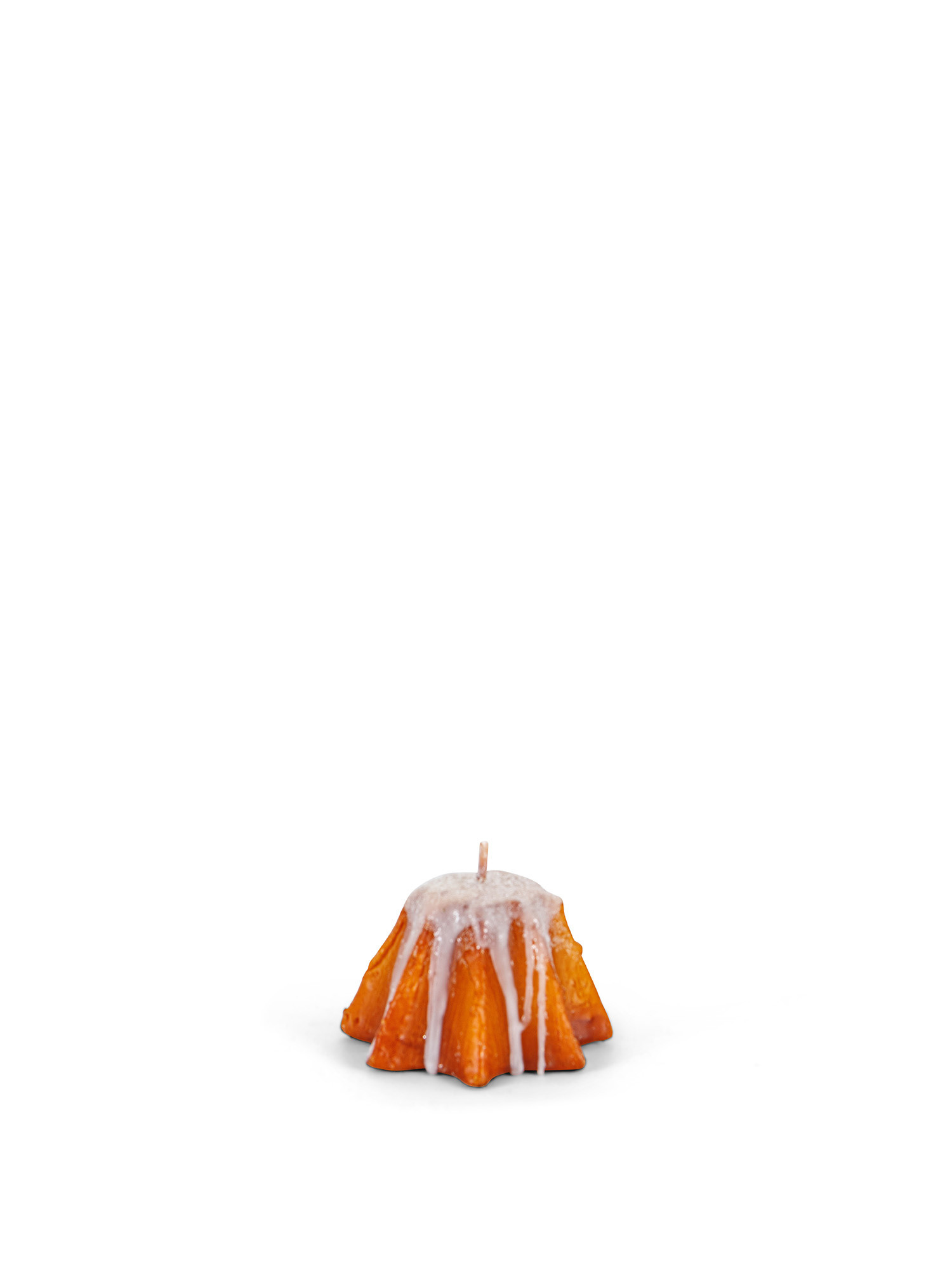 Candle in the shape of a small pandoro, Light Brown, large image number 0