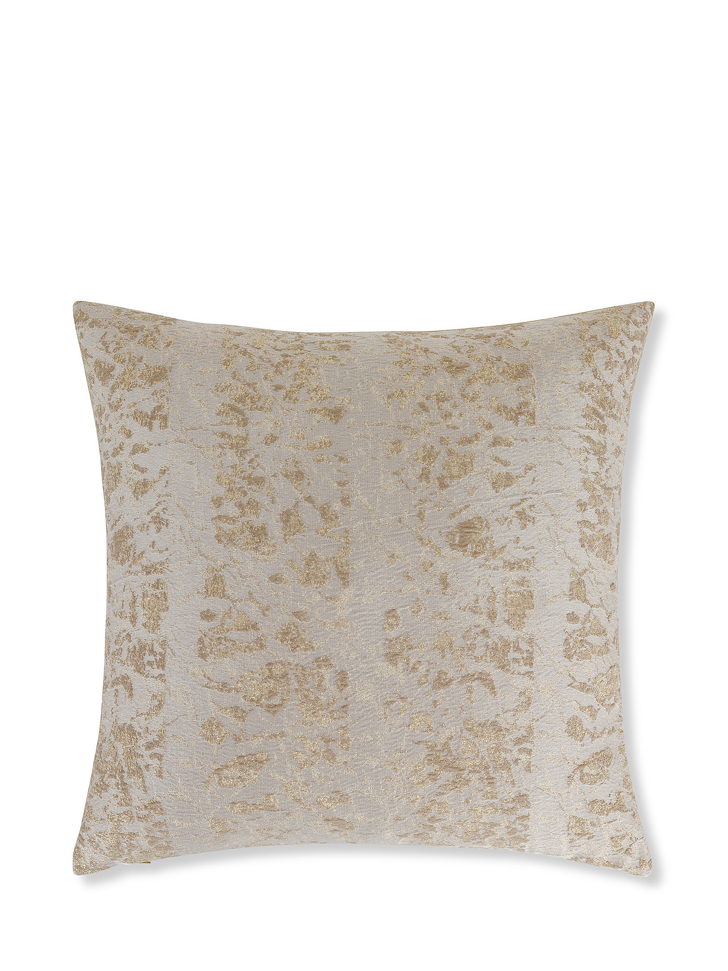 Jacquard cushion with abstract motif 50x50cm, Beige, large image number 0