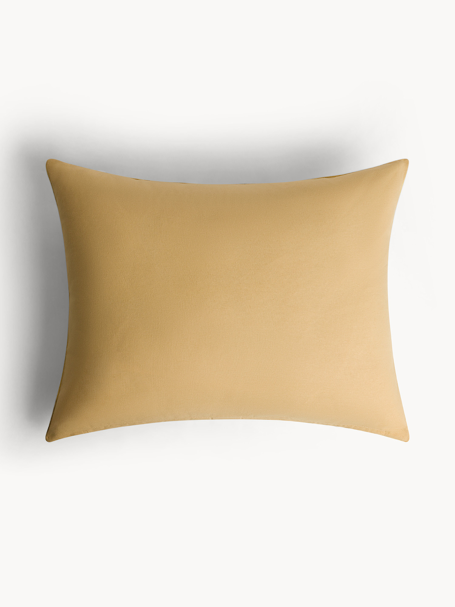 40x50 cm eco-print linen cushion with foliage, Light Beige, large image number 1