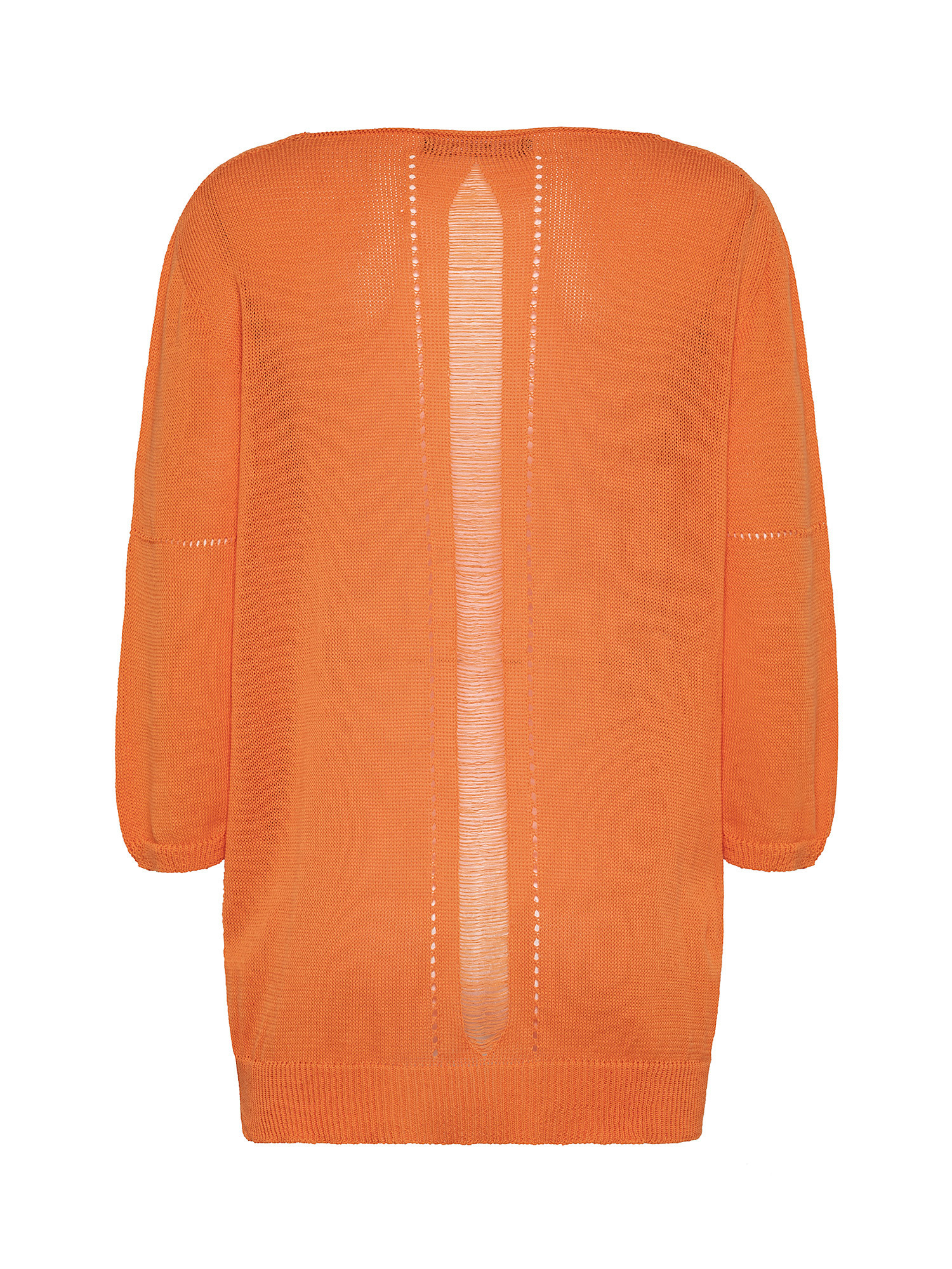 Tricot sweater, Orange, large image number 1