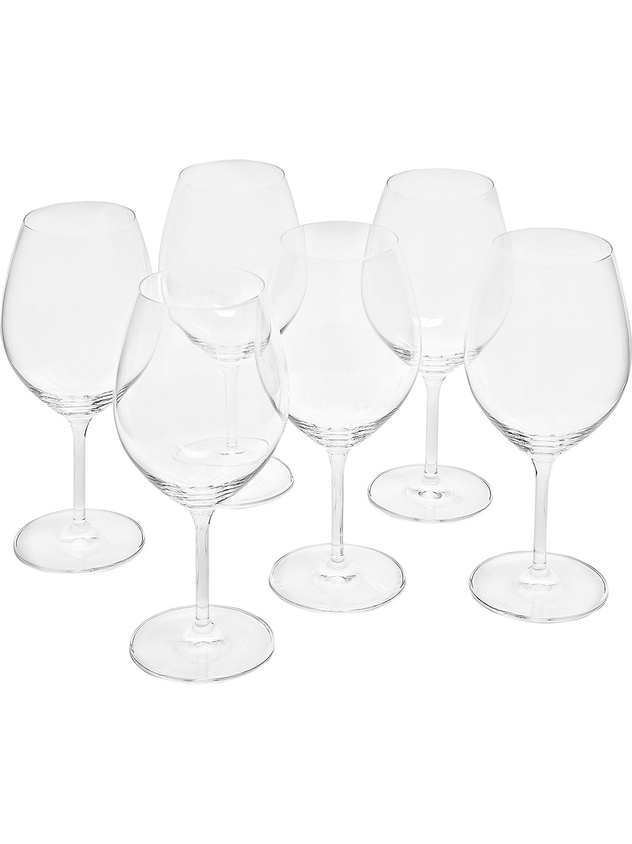 Set of 6 Cru wine goblets