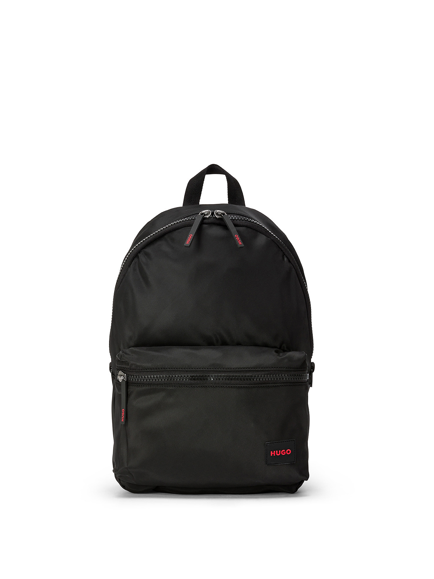 Hugo - Logo backpack, Black, large image number 0
