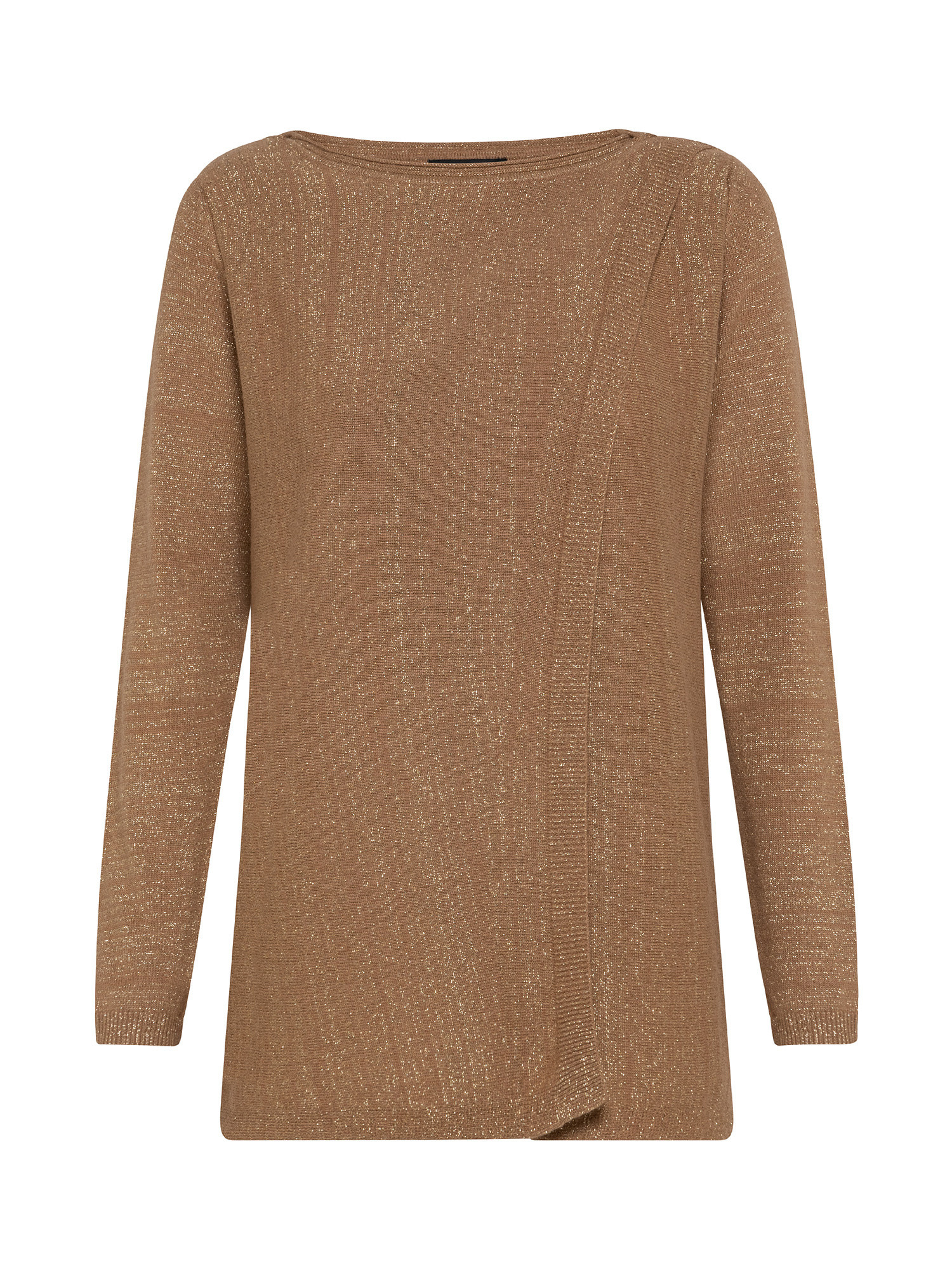 Pullover con motivo, Beige, large image number 0