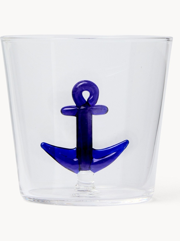 Bicchiere in vetro borosilicato dettaglio ancora